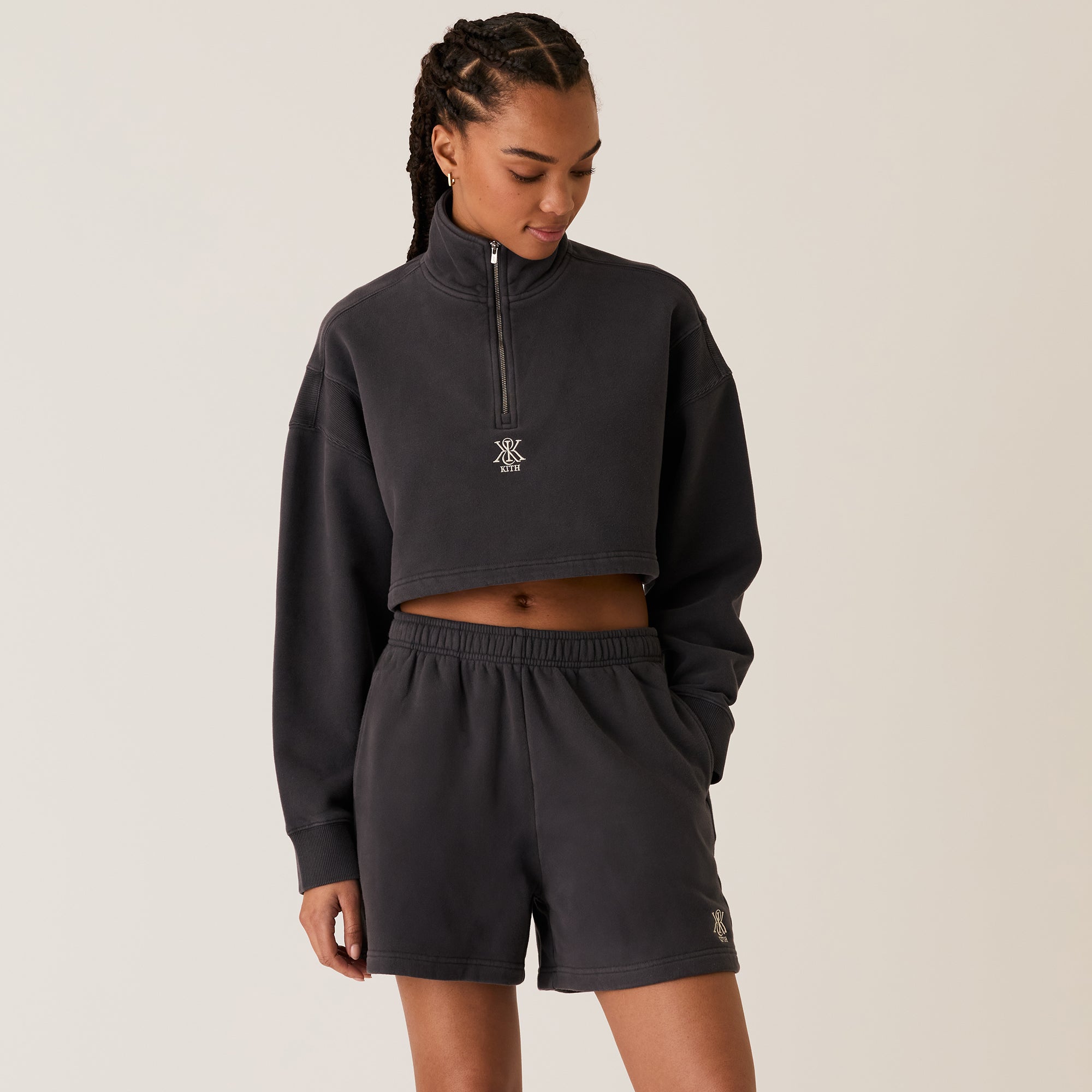 Womens Apparel - Tops - Sweatshirts - Quarter Zips | Kith Europe