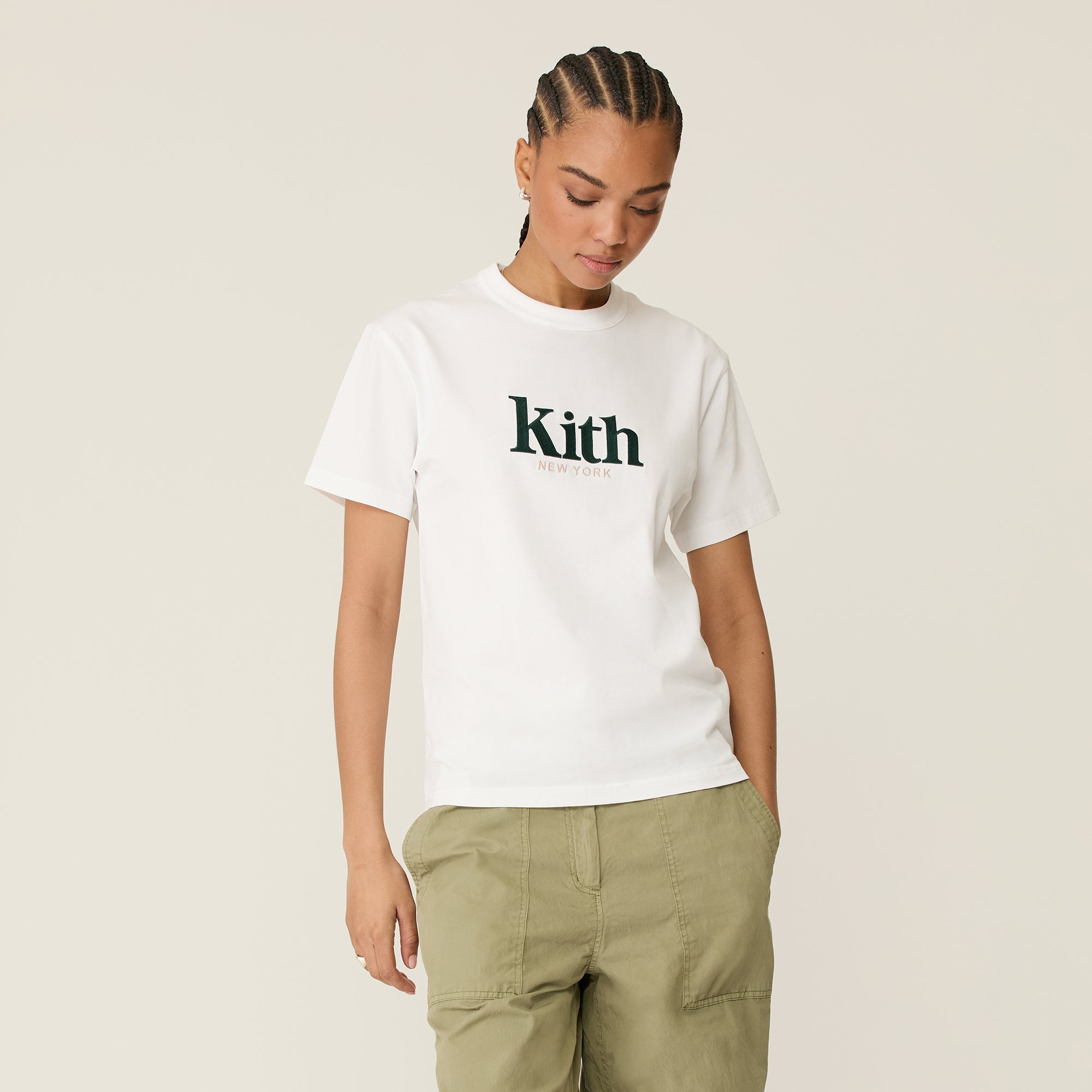 トップス KITH Women Cropped Lucy Long Sleeve KHW030211-951-Front_5ae0e567-