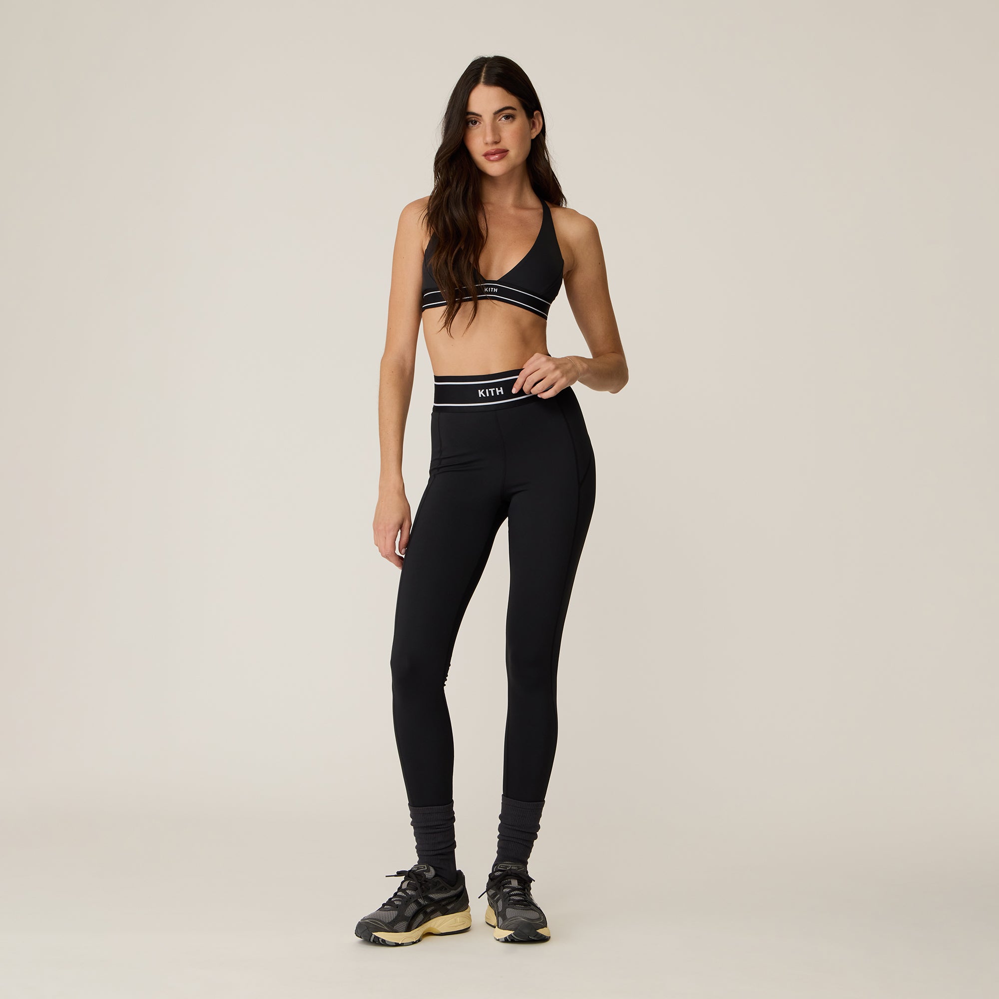 Kith レギンス レディース XS Kith Women Avery Tights - Black – Kith Europe
