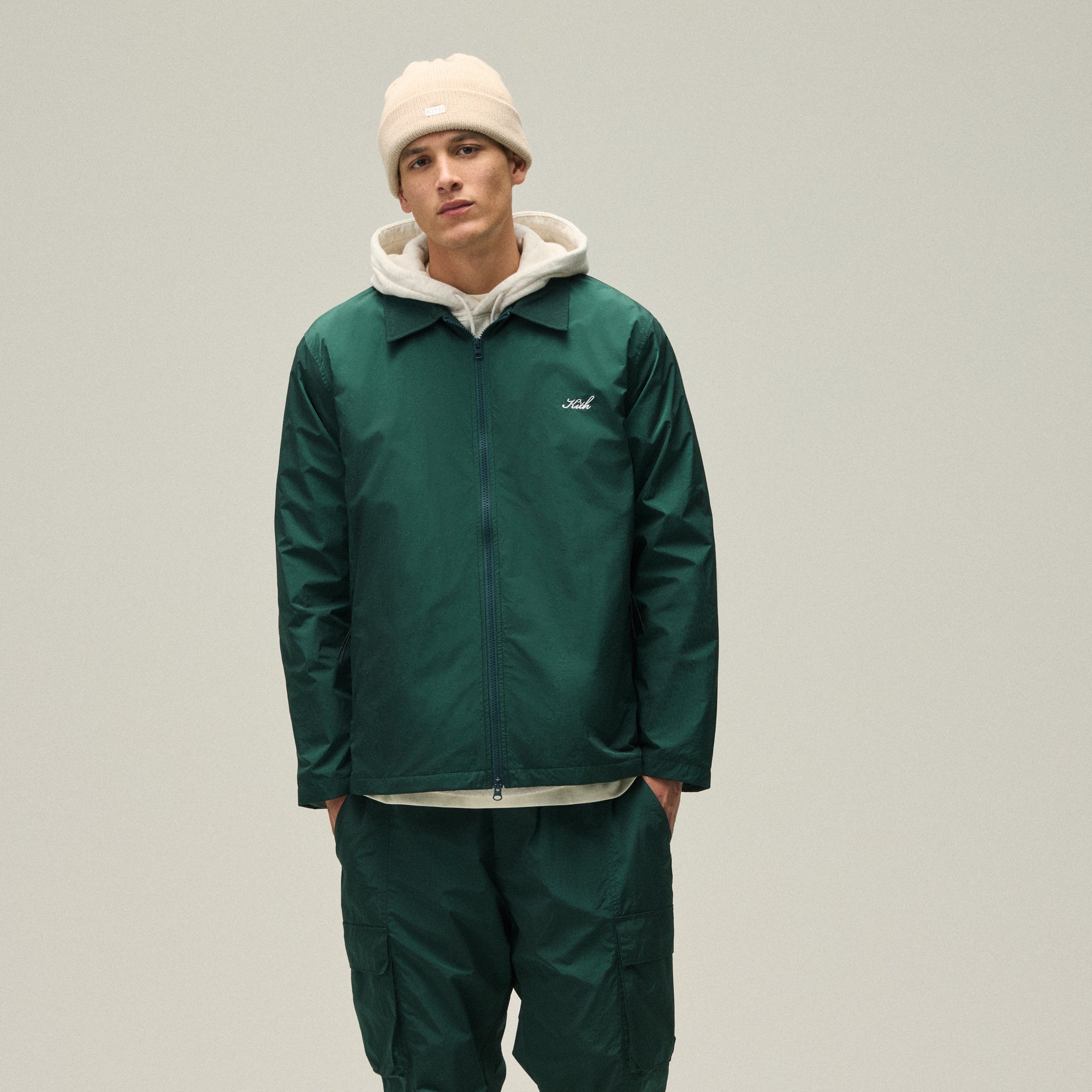 ジャケット・アウター Kith Wrinkle Nylon Jonas Coaches Jacket Kith Wrinkle Nylon Jonas Coaches Jacket - Black – Kith Europe