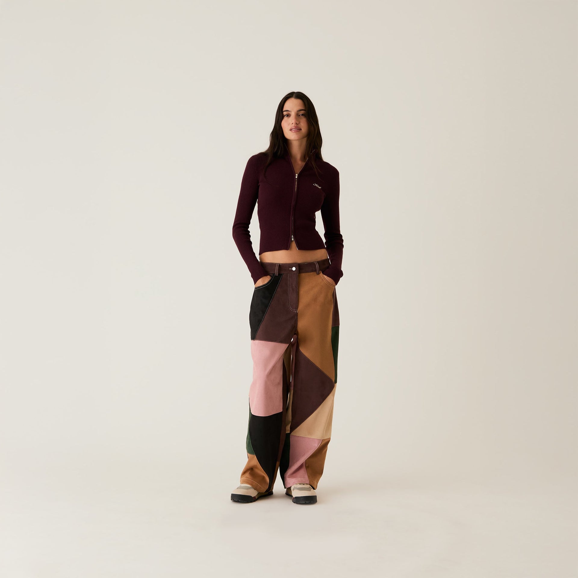 Kith Women Miren Patchwork Five Pocket Pant - Derby