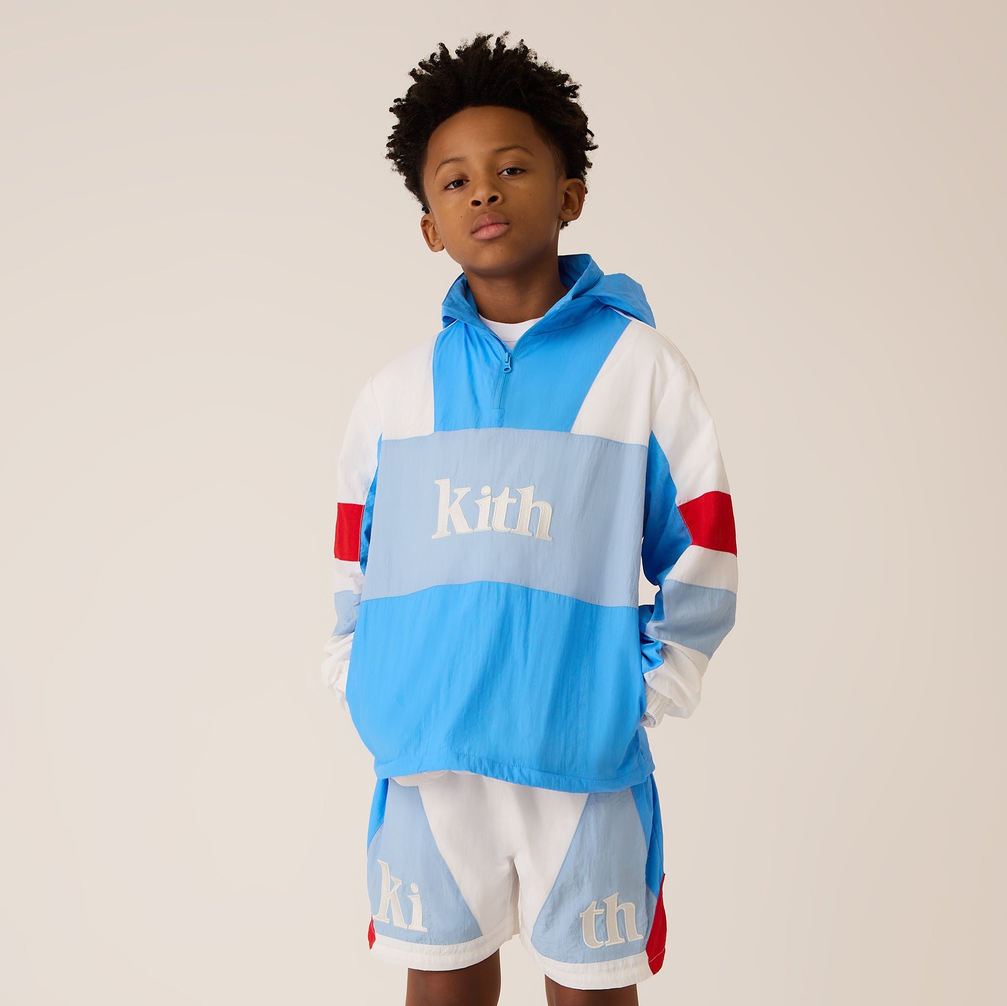 Kith Kids Harrison Pullover Jacket - Celeste – Kith Europe