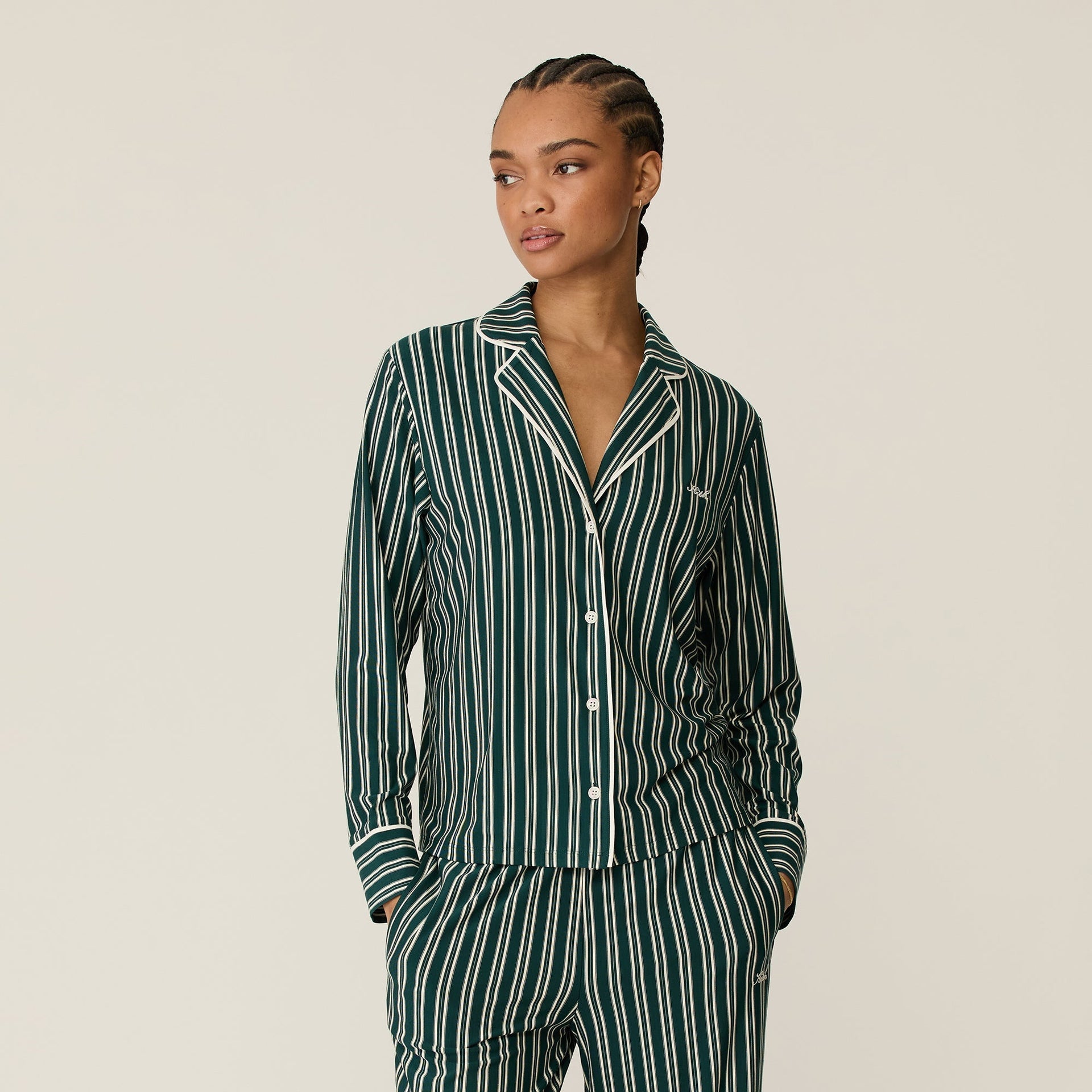 Kith Women Striped Pajama Set - Chronicle