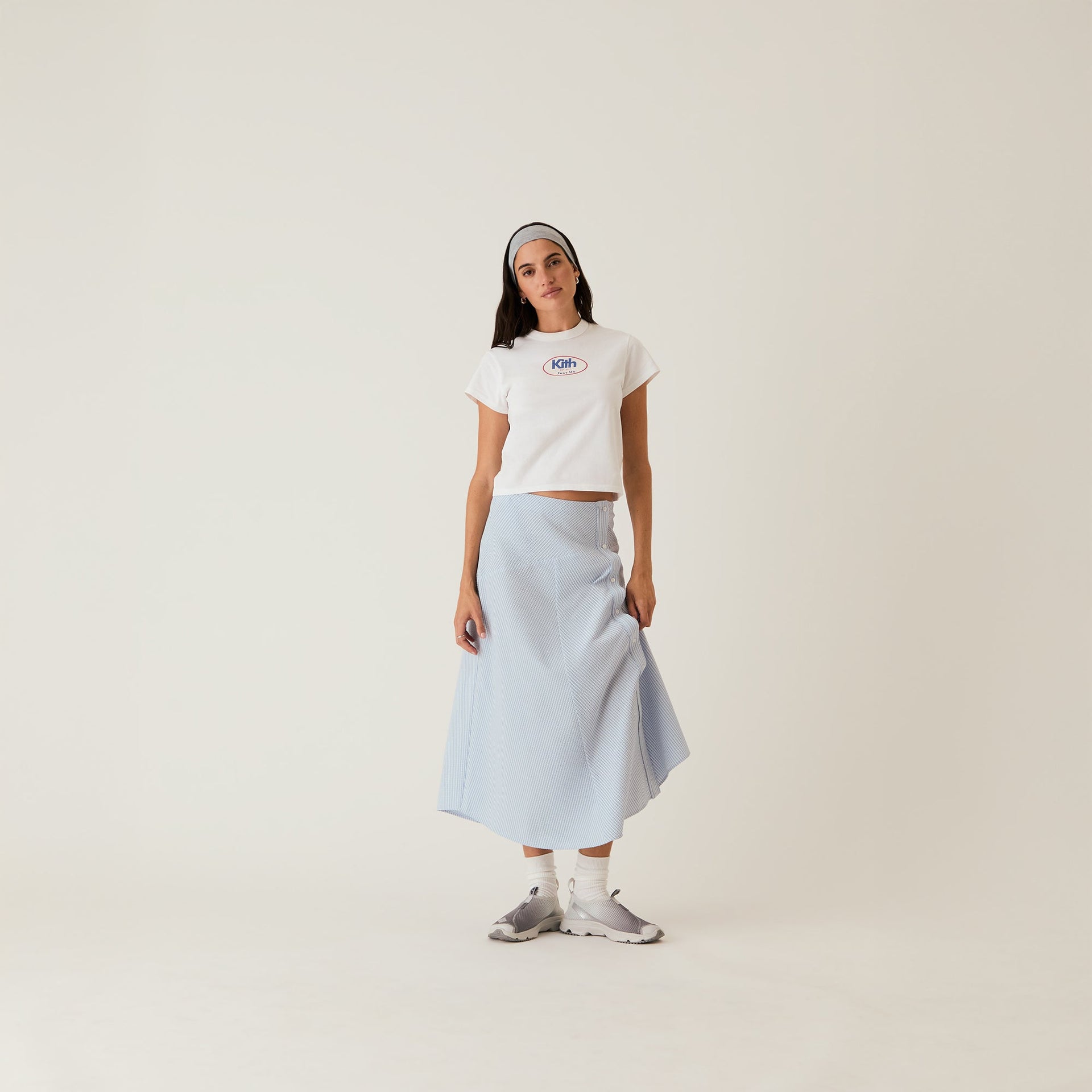 Kith Women Estella Patchwork Maxi Skirt - Kyanite