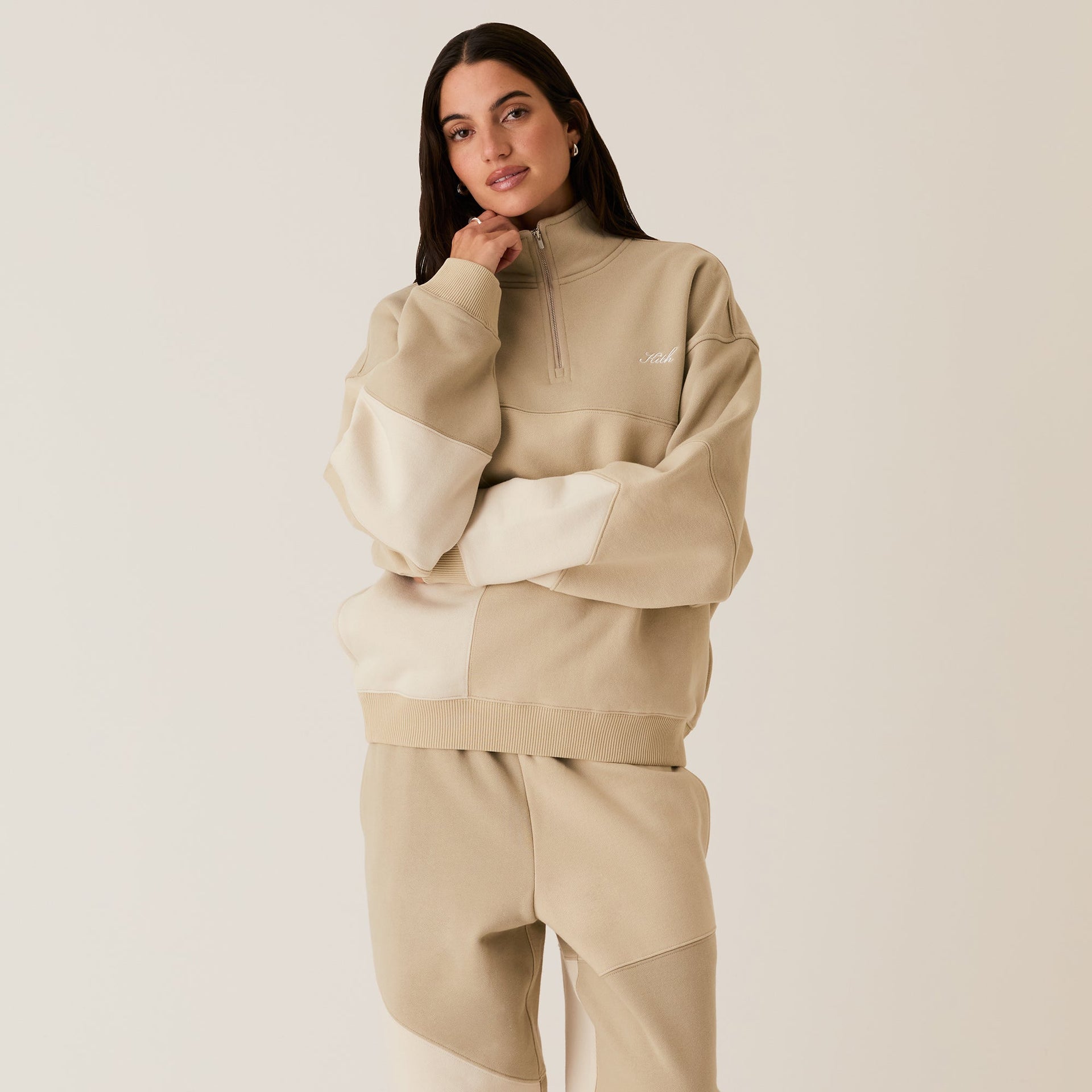 Kith Women Hunter III Patchwork Quarter Zip - Venture