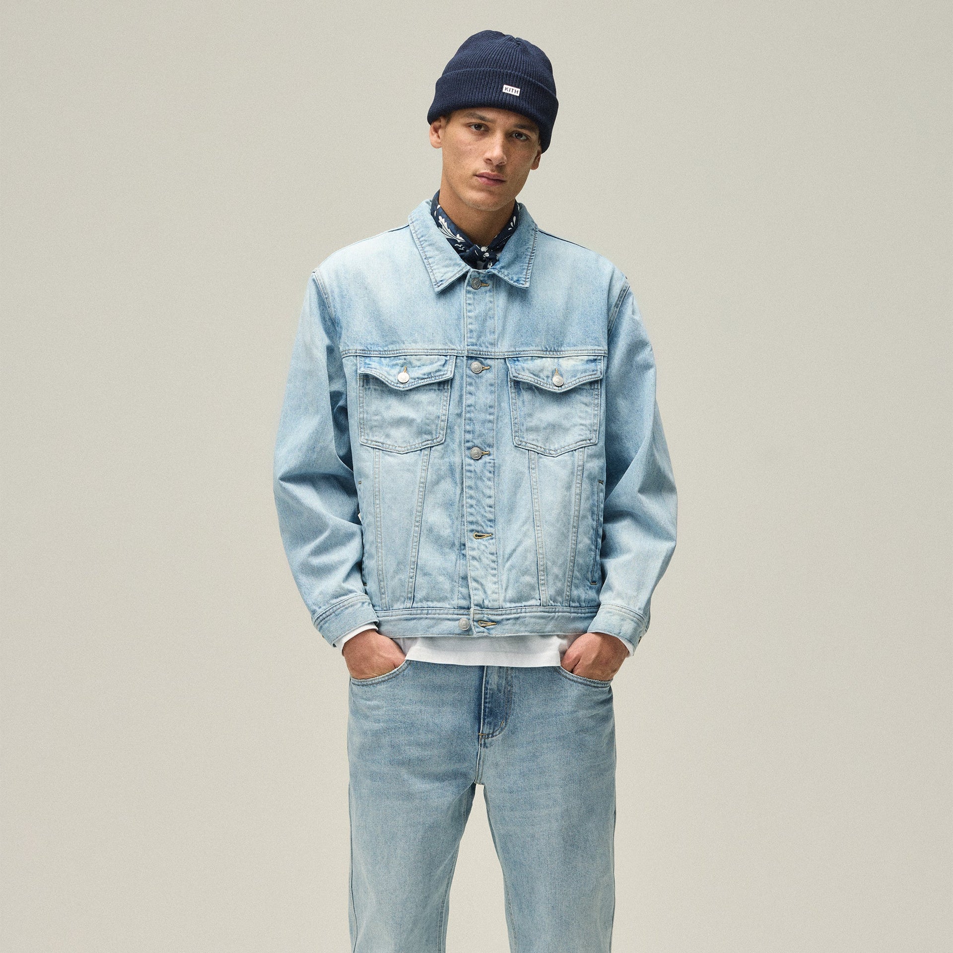 Kith Centre Denim Jacket - Light Indigo