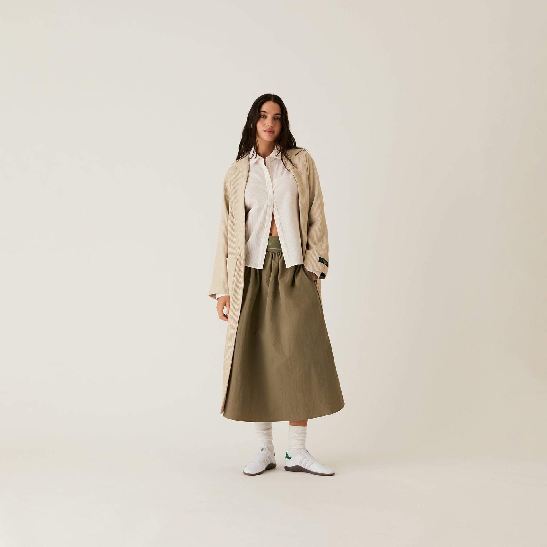 Kith Women Rory Pleated Coat - Oxide