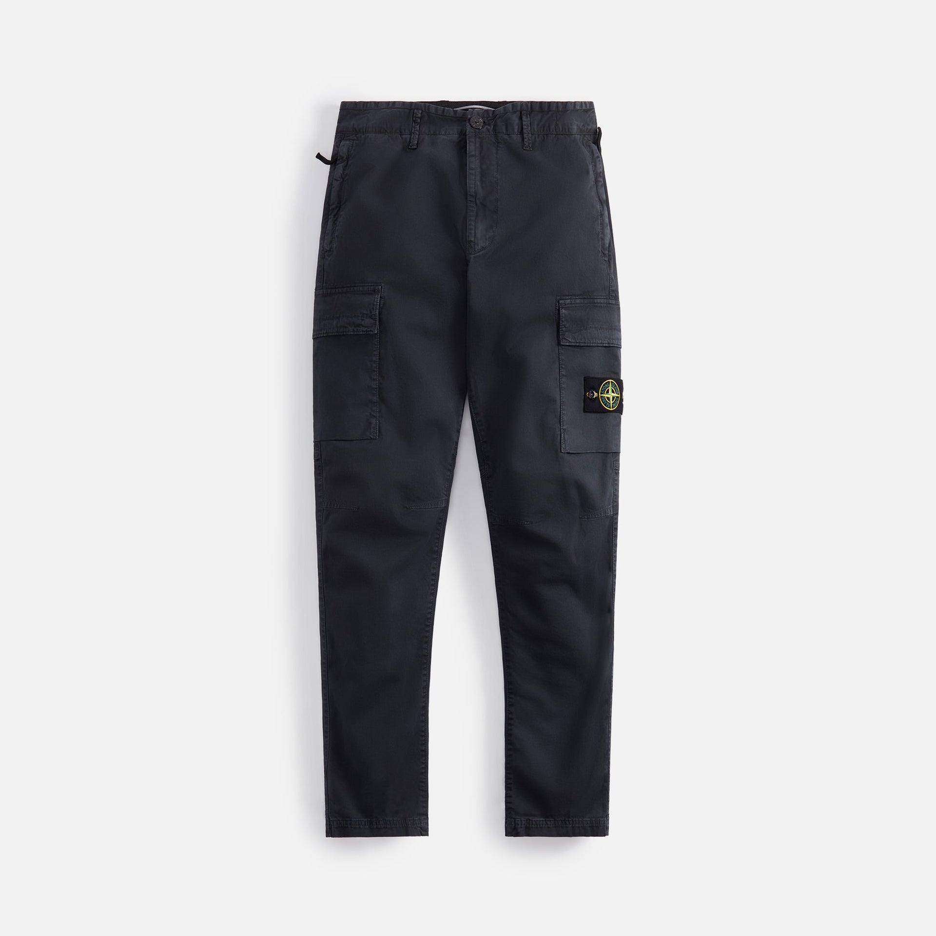 Stone Island Stretch Broken Twill Garment Dyed Cargo Pant - Charcoal