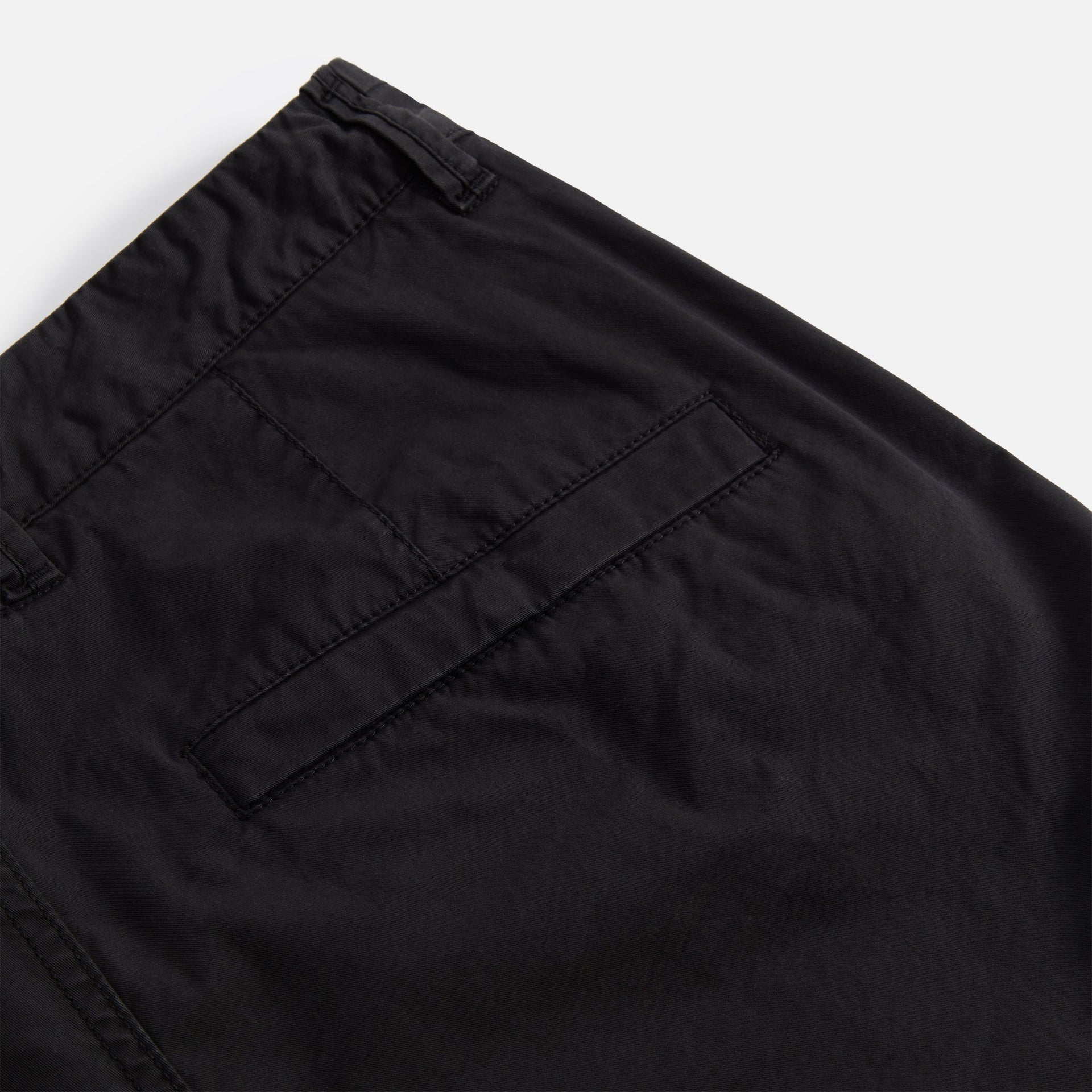 Stone Island Garment Dyed Cotton Twill Pant - Black