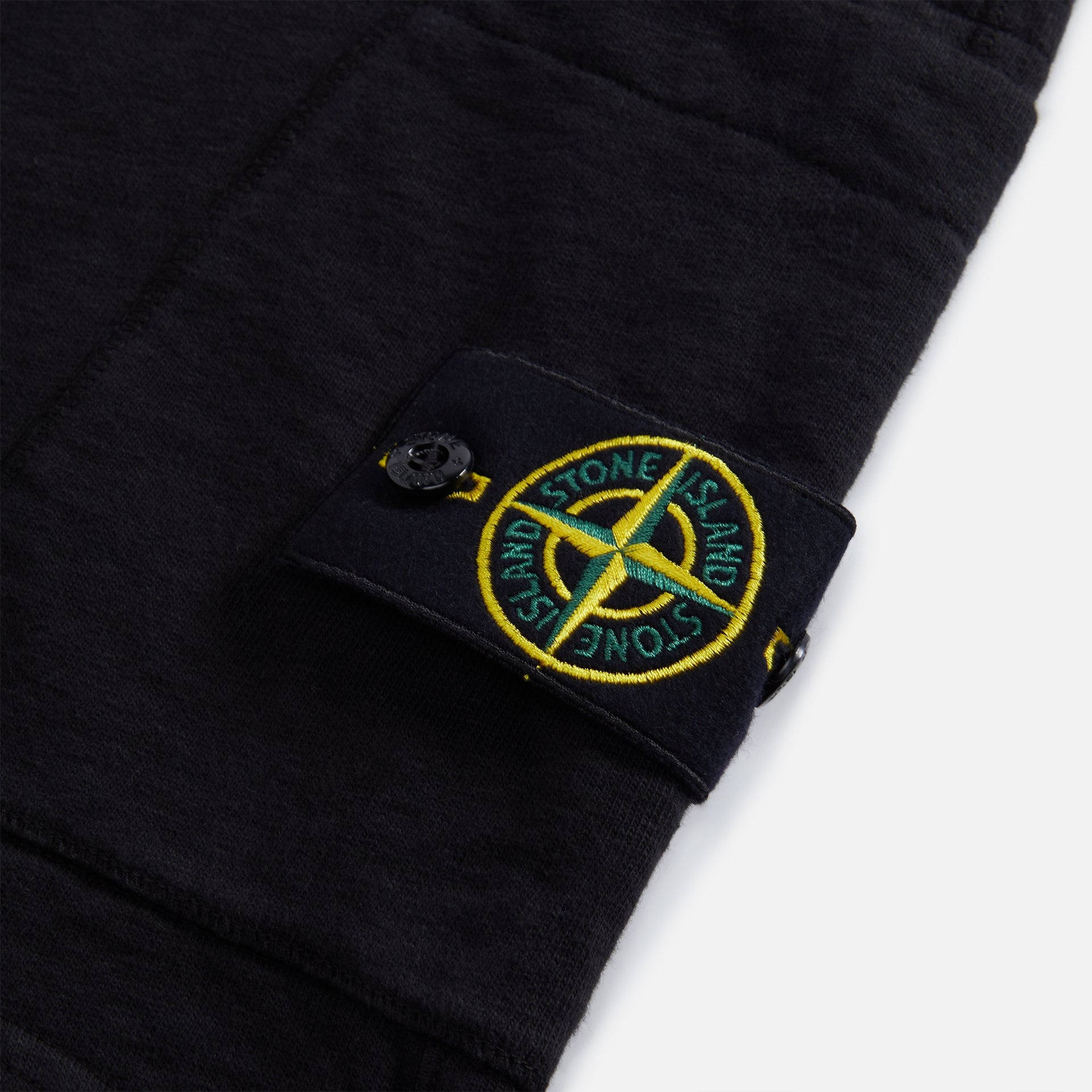 Stone Island Garment Dyed Fleece Short - Black