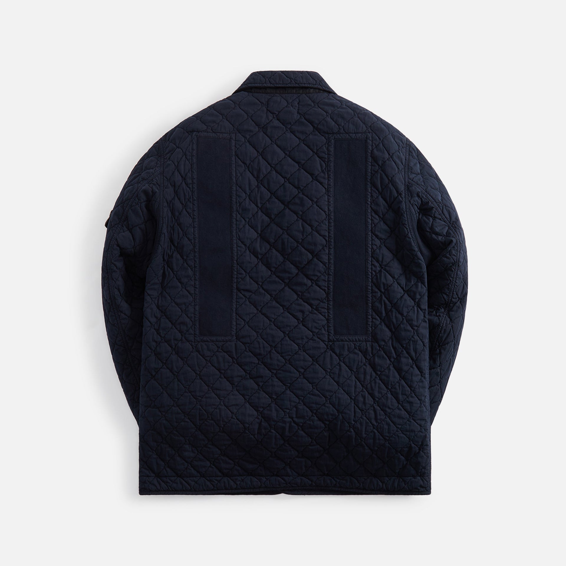 Veste matelassée en nylon et coton Stone Island - Bleu marine