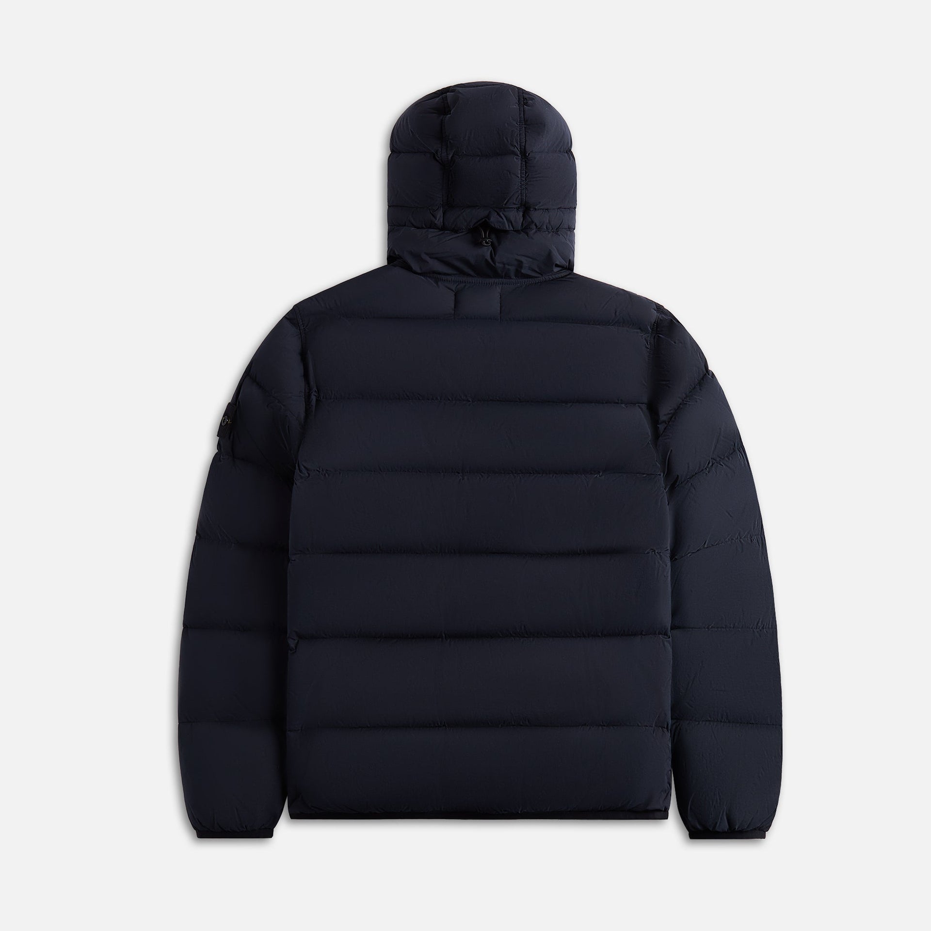 Stone Island Real Down Hooded Jacket - Navy Blue