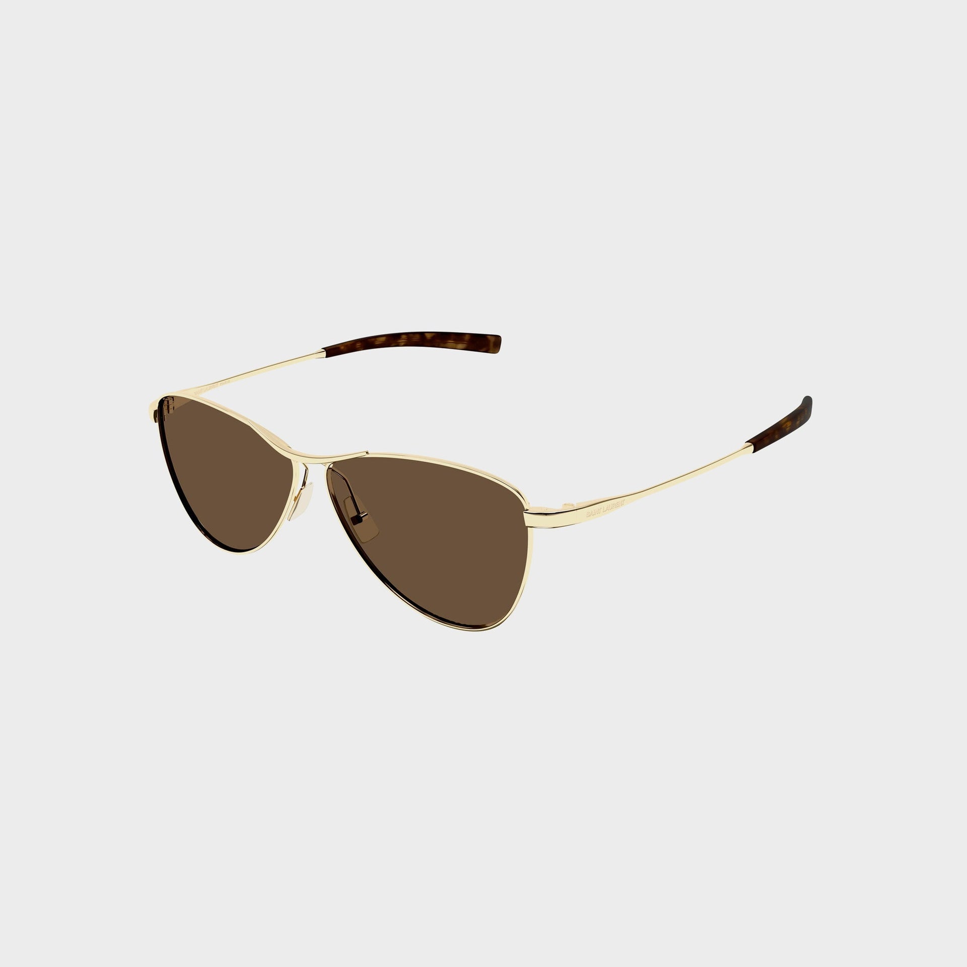 Saint Laurent SL 831 Vesper Sunglasses - Gold / Brown
