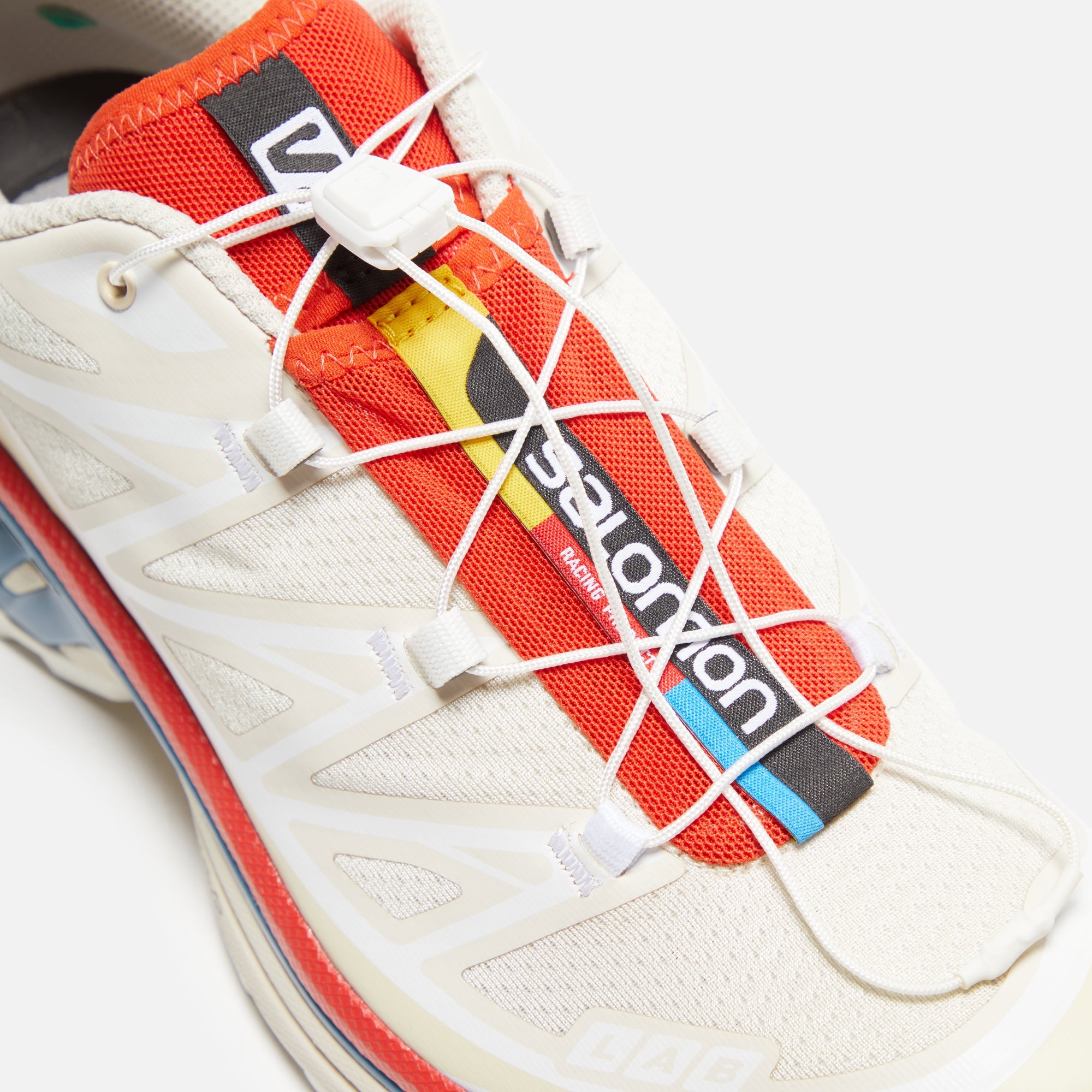 Salomon XT-6 - Almond Milk / Bleached Sand / Aurora Red – Kith Europe