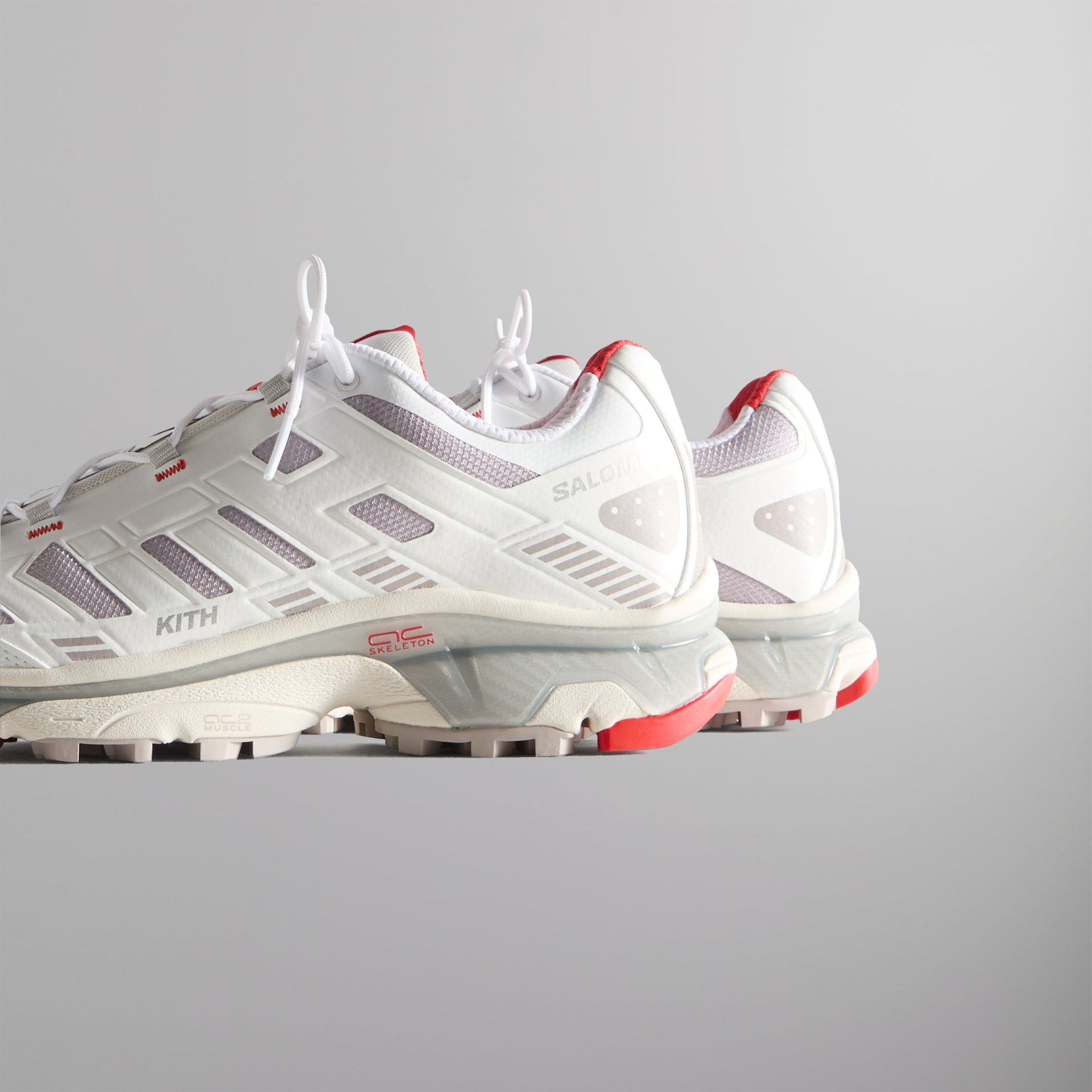 Kith for Salomon XT-4K - Bright White / Ashes of Roses / Fiery Red