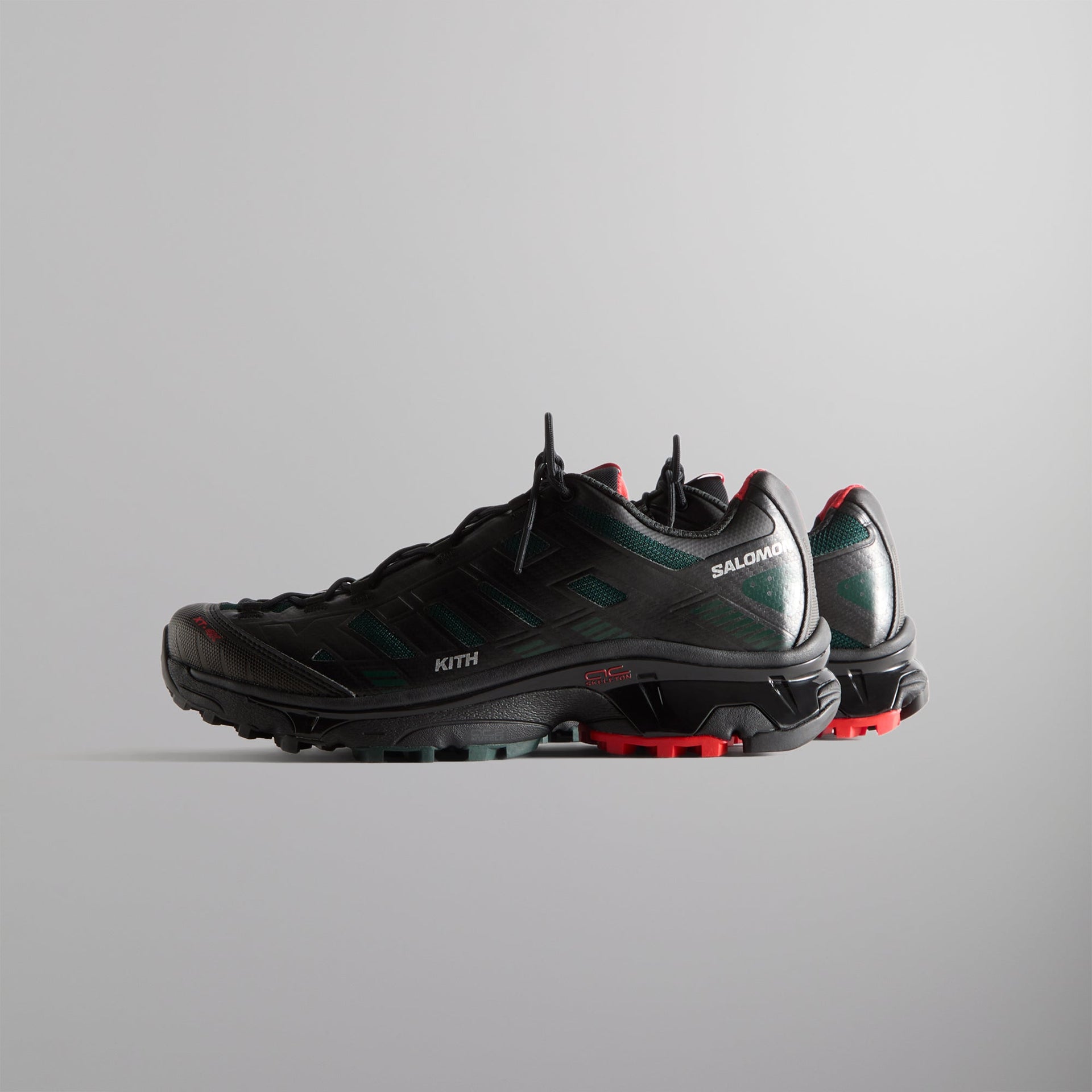 Kith for Salomon XT-4K - Black / Scarab / Fiery Red