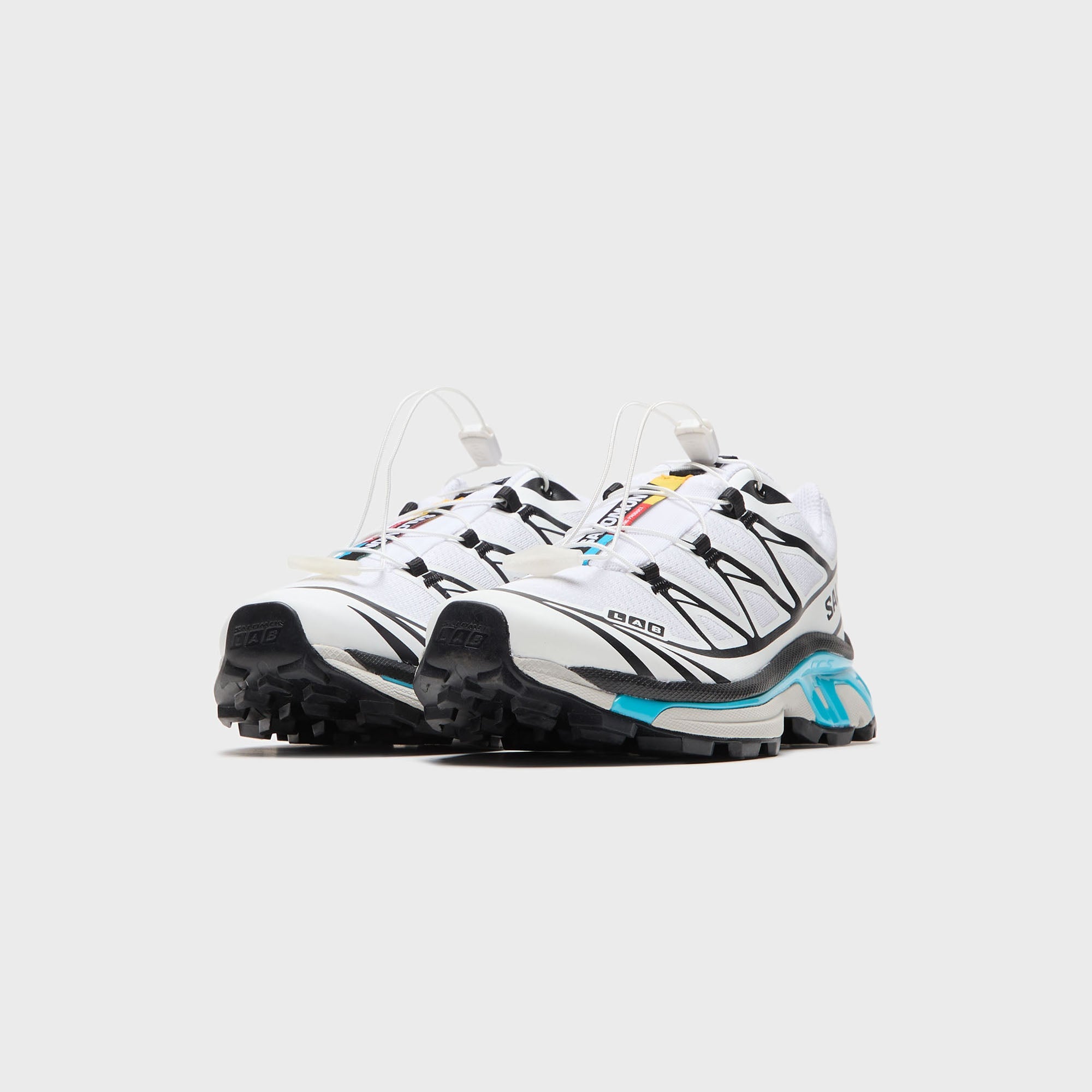 Salomon XT-6 - Black / White / Blue Curacao – Kith Europe
