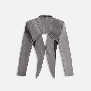 Sami Miro Vintage V Cut Blazer - Grey