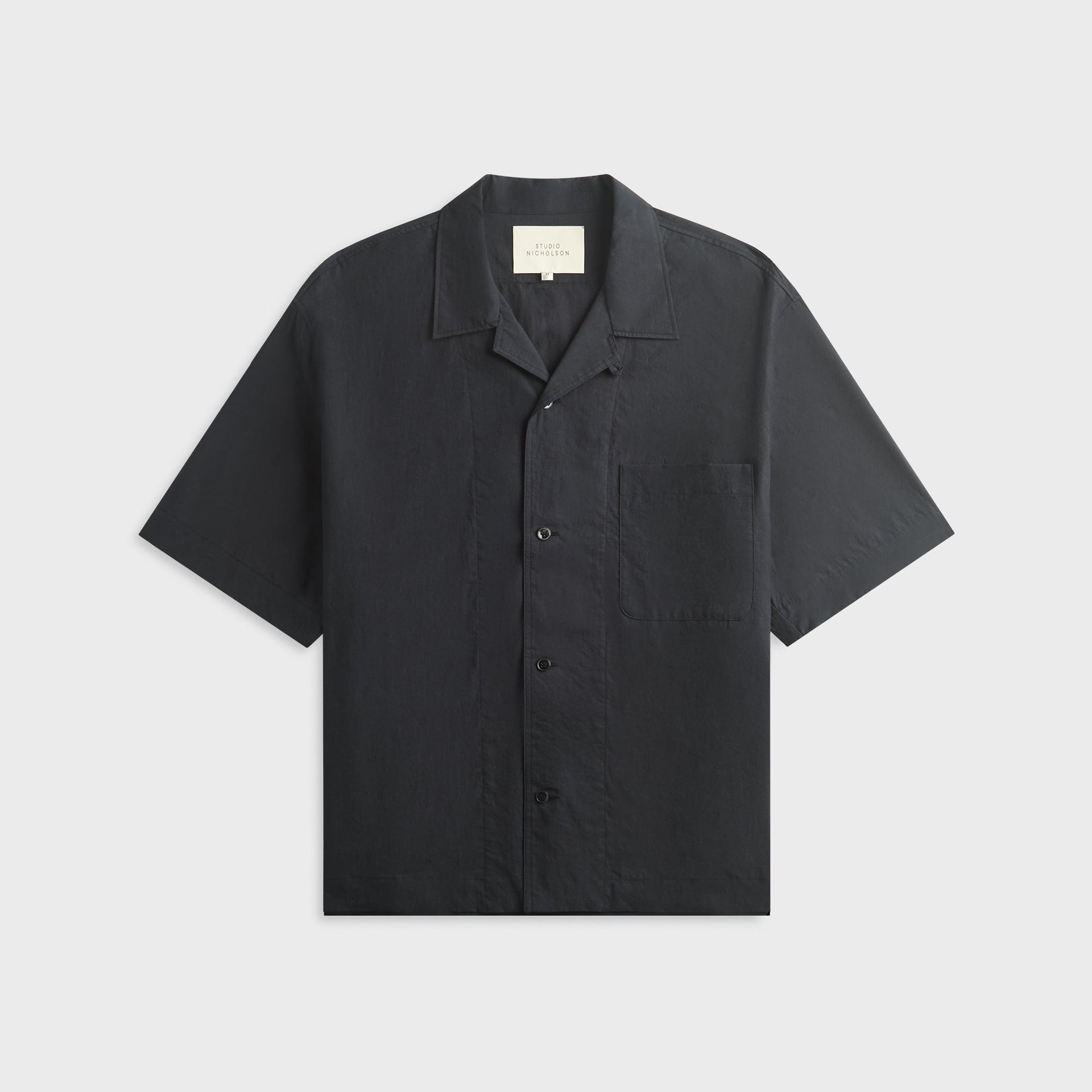 Studio Nicholson Agios Short Sleeve Shirt - Ink