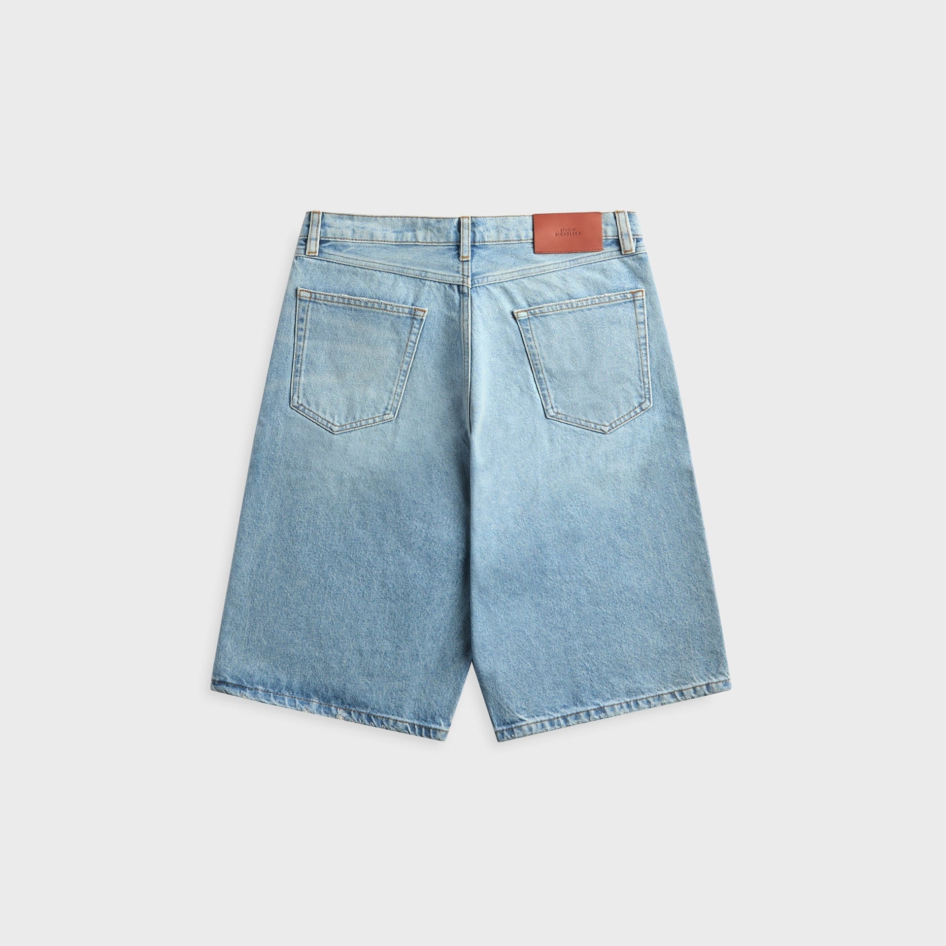 Studio Nicholson Marylebone Denim Short - Bleached Wash