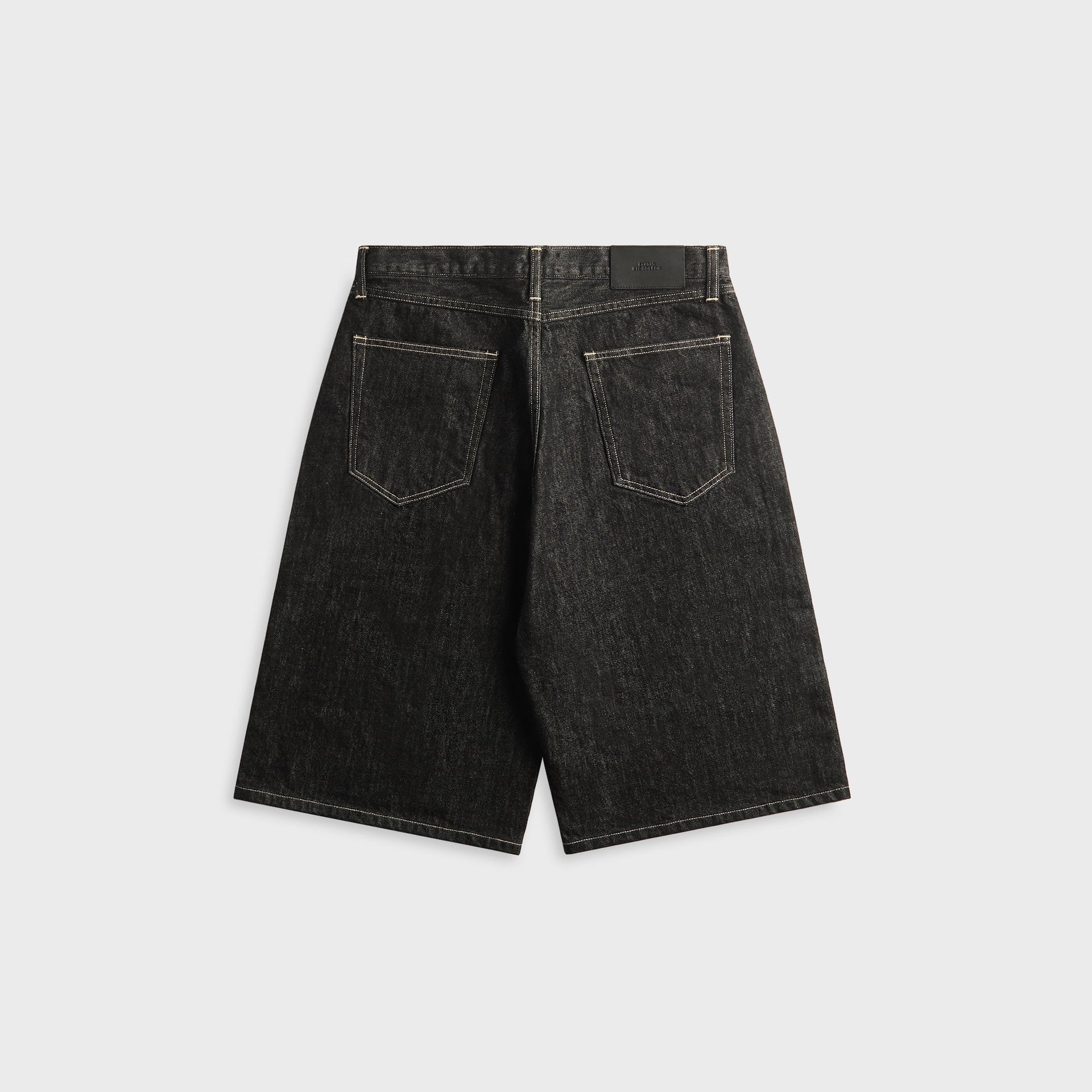 Studio Nicholson Marylebone Denim Short - Black / White Weft