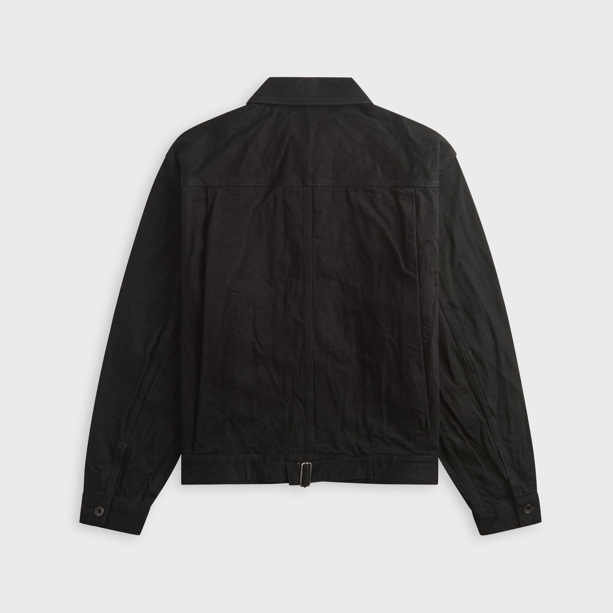 rienda - knitジャケット完売Black Studio Nicholson Nyle Crinkle Denim Jacket - Black – Kith Europe