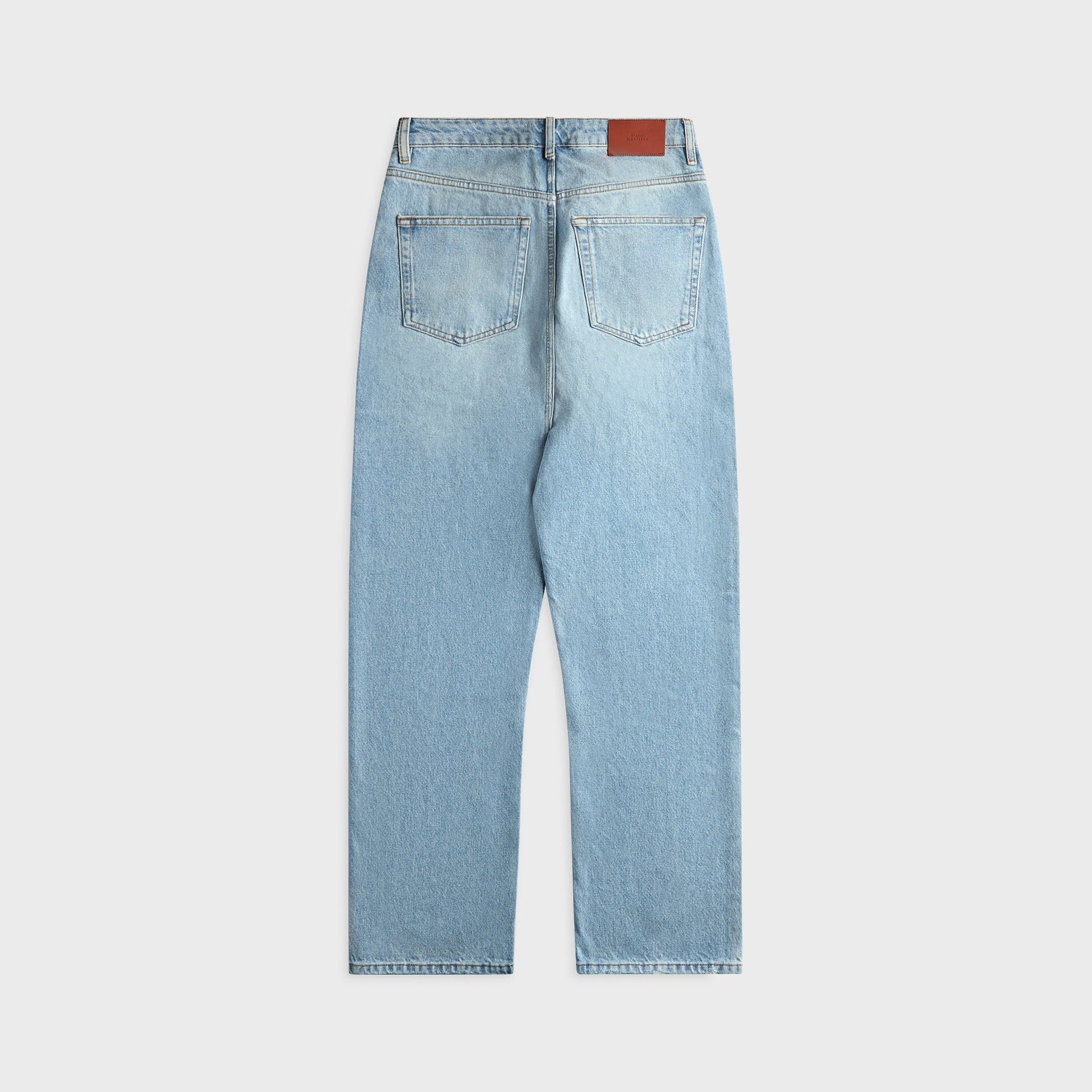 Studio Nicholson Riso Straight Leg Denim Pant - Bleached Wash