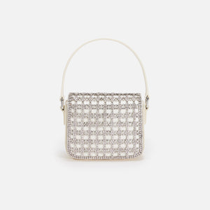 Self-Portrait Crystal Micro Bag - Champagne