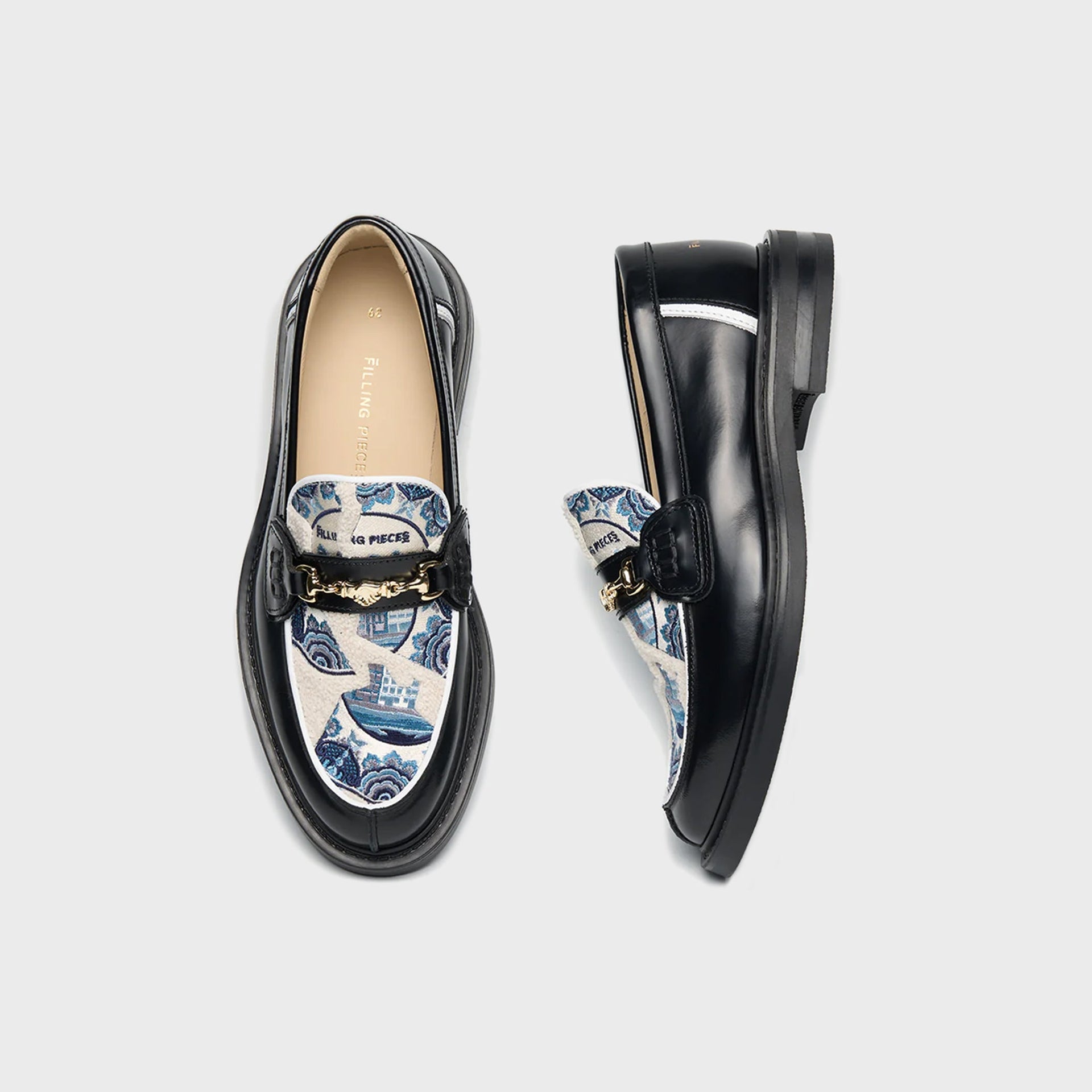 Filling Pieces Loafer - Broken Plate / Black
