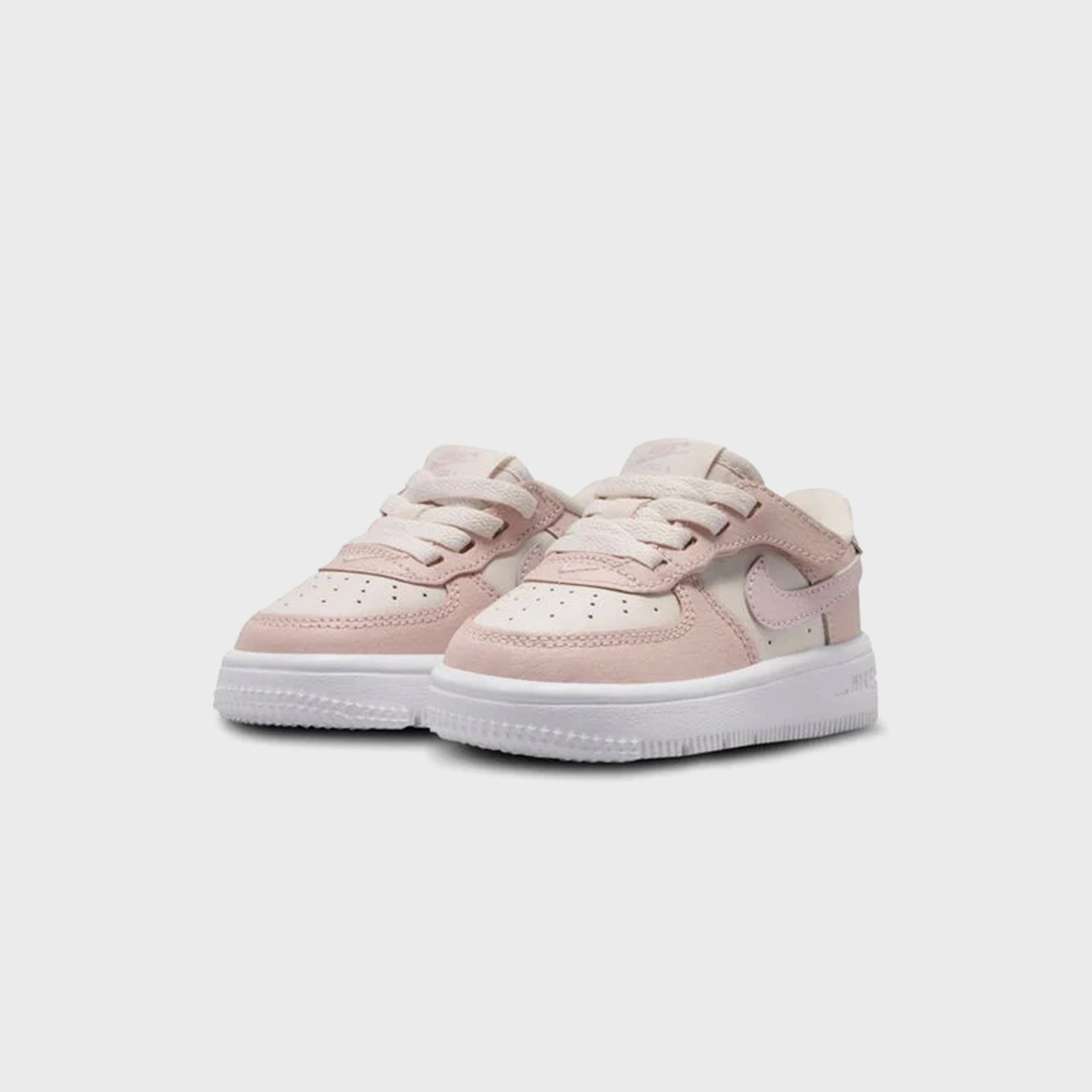Nike TD Force 1 Low Essential+ Easyon - Phantom / Platinum Violet / Silt Red / White