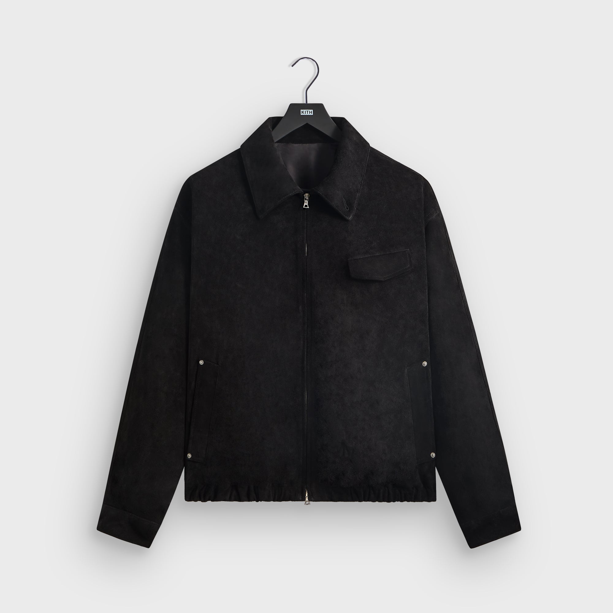 Kith 101 for ssstein Suede Zip Front Jacket - Black – Kith Europe