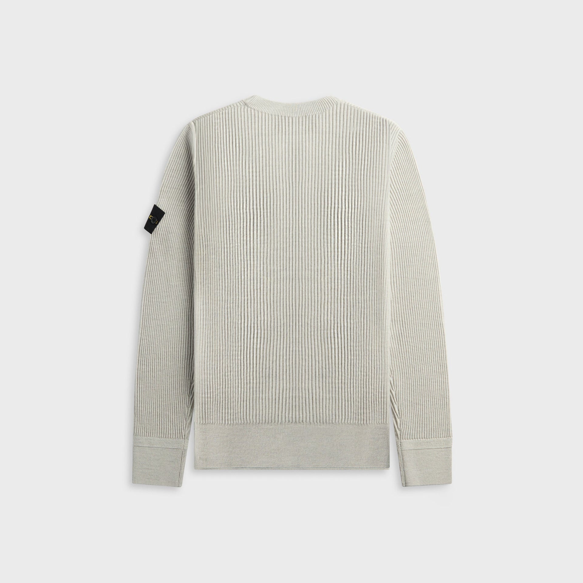 Stone Island Full Rib RWS Wool Crewneck - Sand Melange