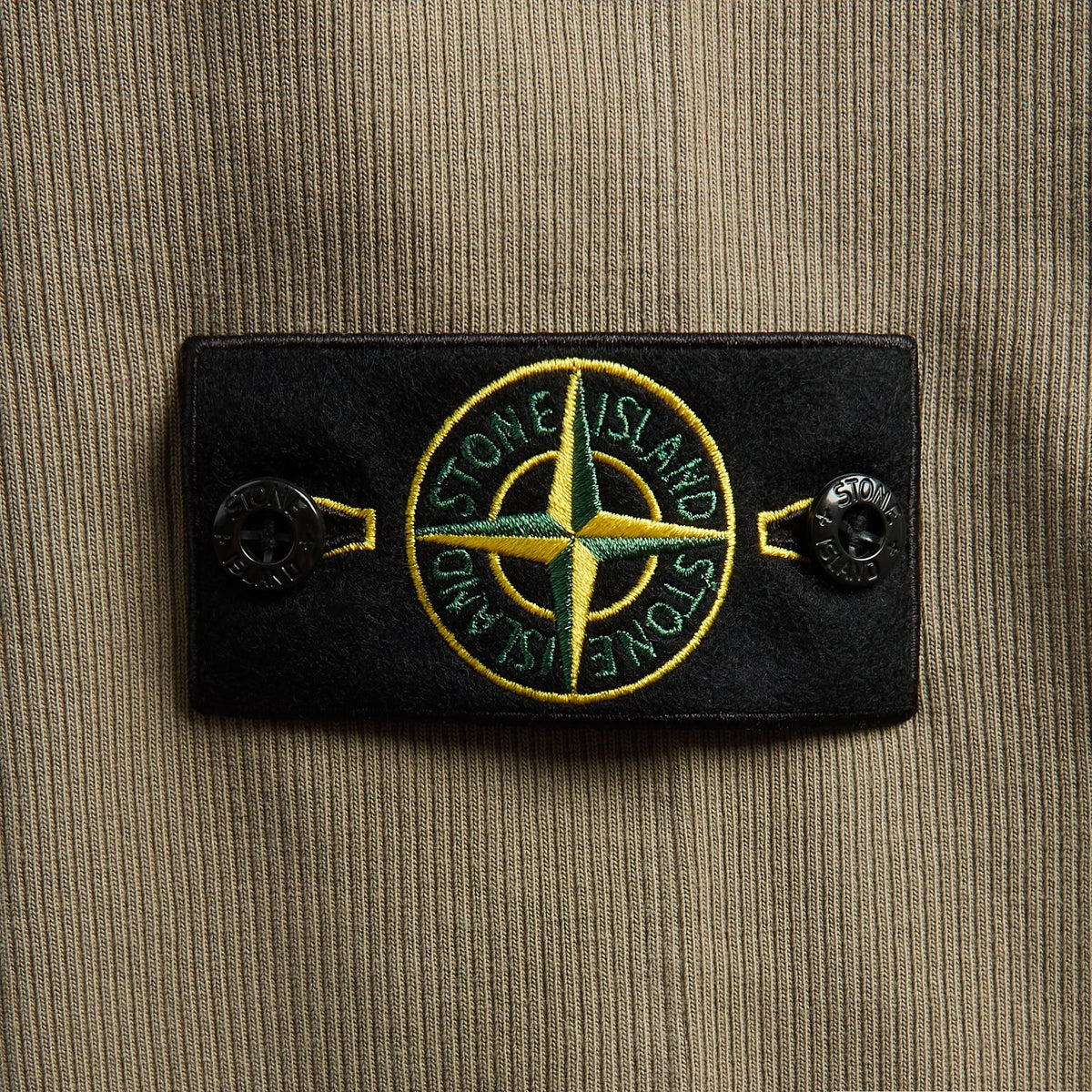 Stone Island Organic Cotton Interlock Sweatshirt - Military Green