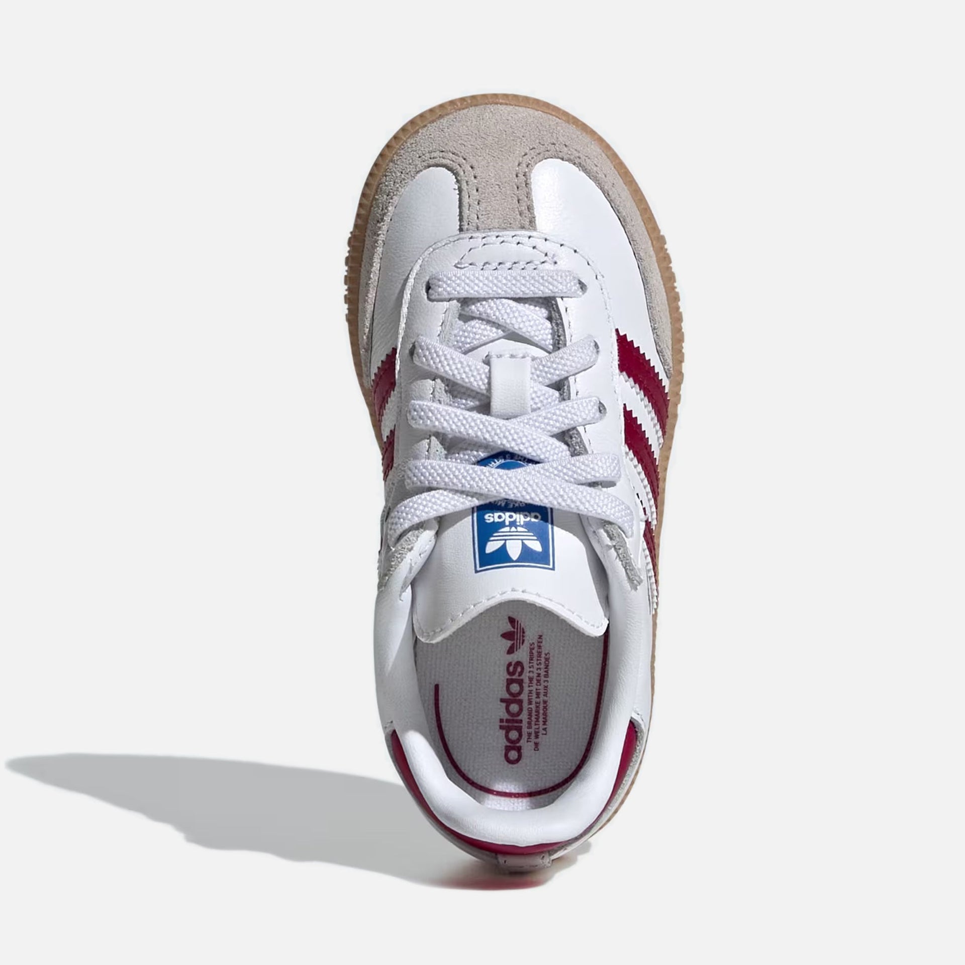 adidas TD Samba OG - White / Collegiate Burgundy