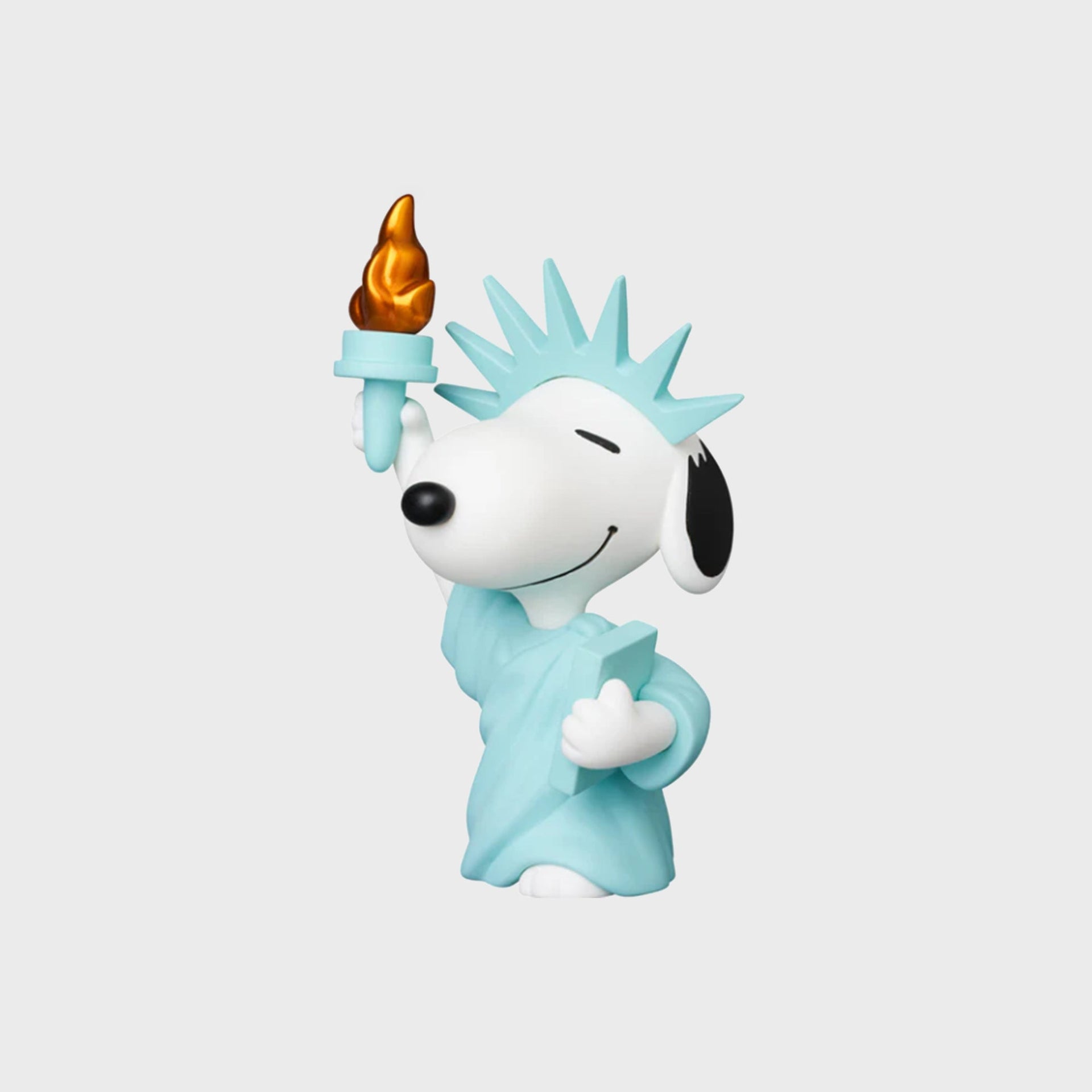 Medicom Toy BE@RBRICK Peanuts Series 17 Statue Of Liberty Snoopy