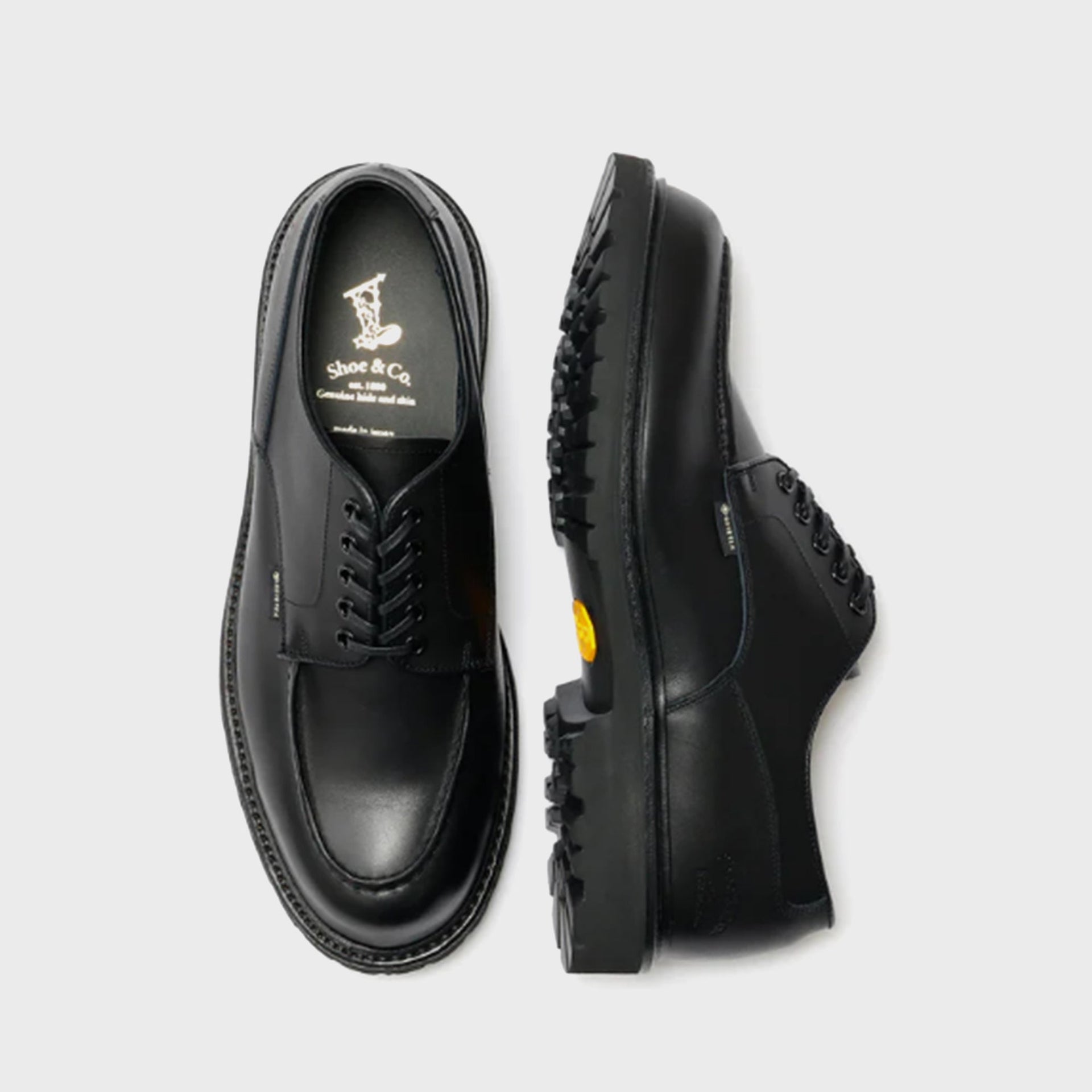 Regal Shoe & Co. U-Tip GTX Embossed - Black