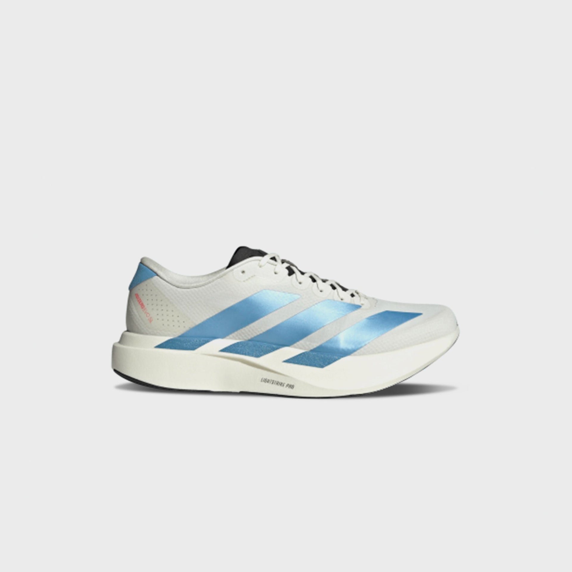 adidas Adizero Evo SL - Off White / Light Blue / Bright Red
