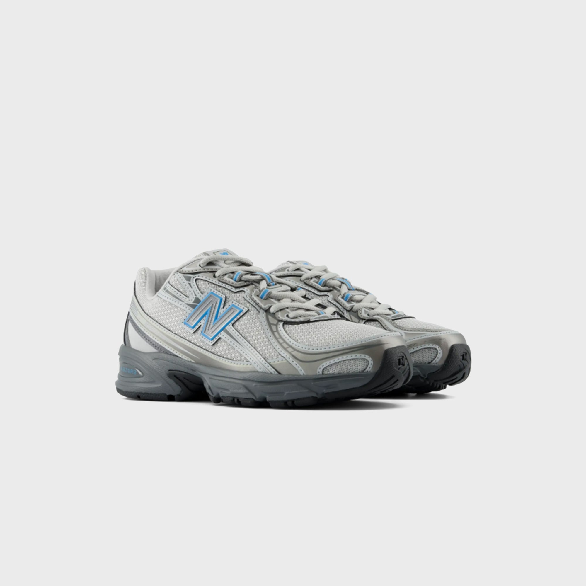 New Balance TD 740 Bungee Lace - Dark Silver Metallic / Fan Blue