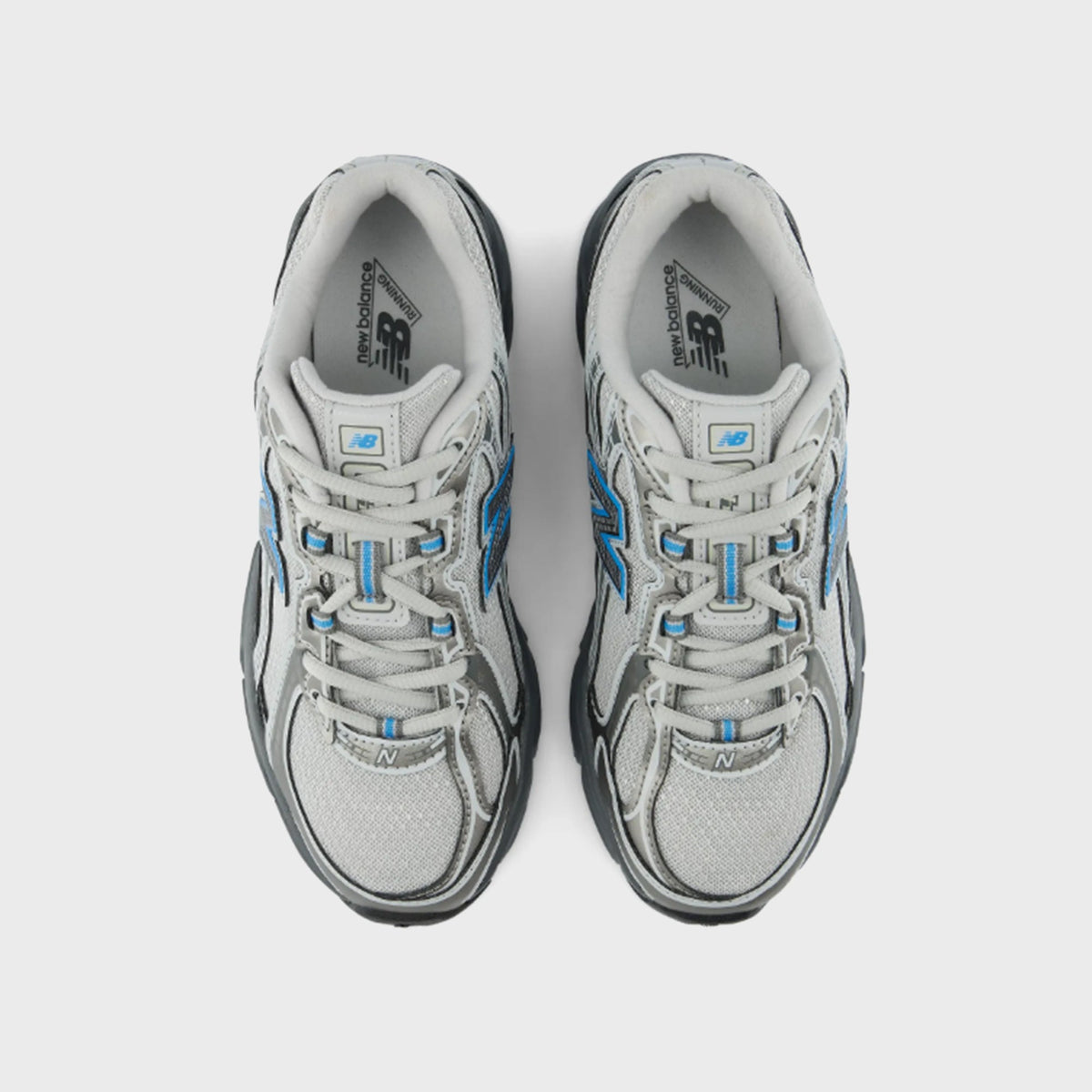 New Balance TD 740 Bungee Lace - Dark Silver Metallic / Fan Blue