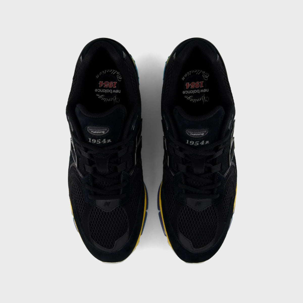 New Balance 1954R - Black / Black Cement / Clementine