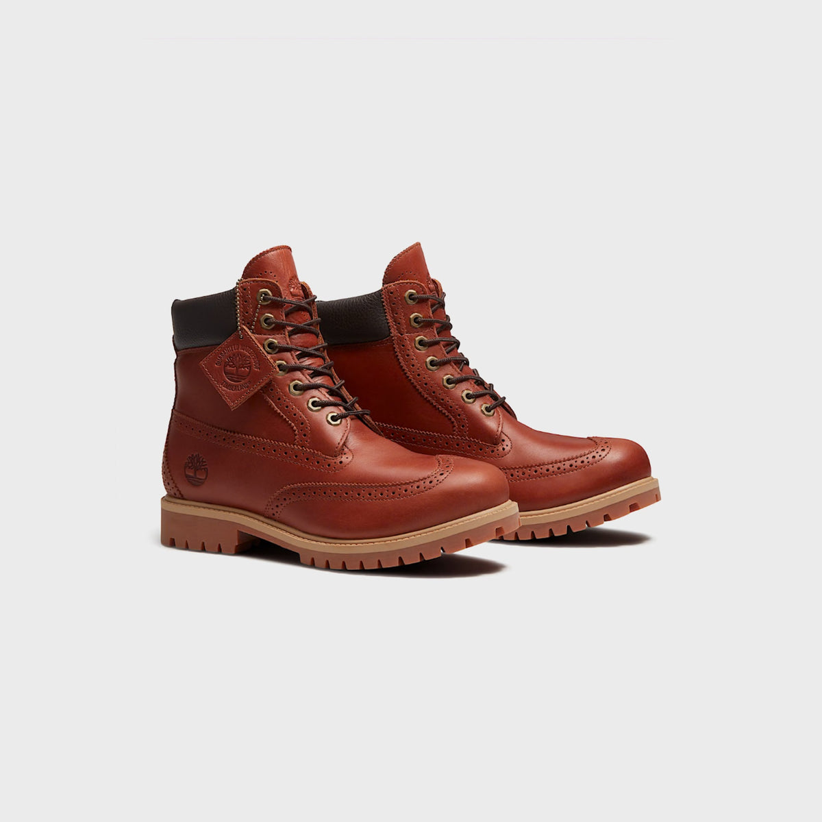 Timberland Premium 6-Inch Waterproof Boot - Rust Full Grain