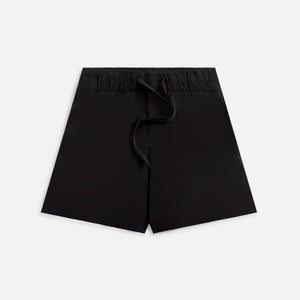 Tekla Poplin Pajama Shorts - Black