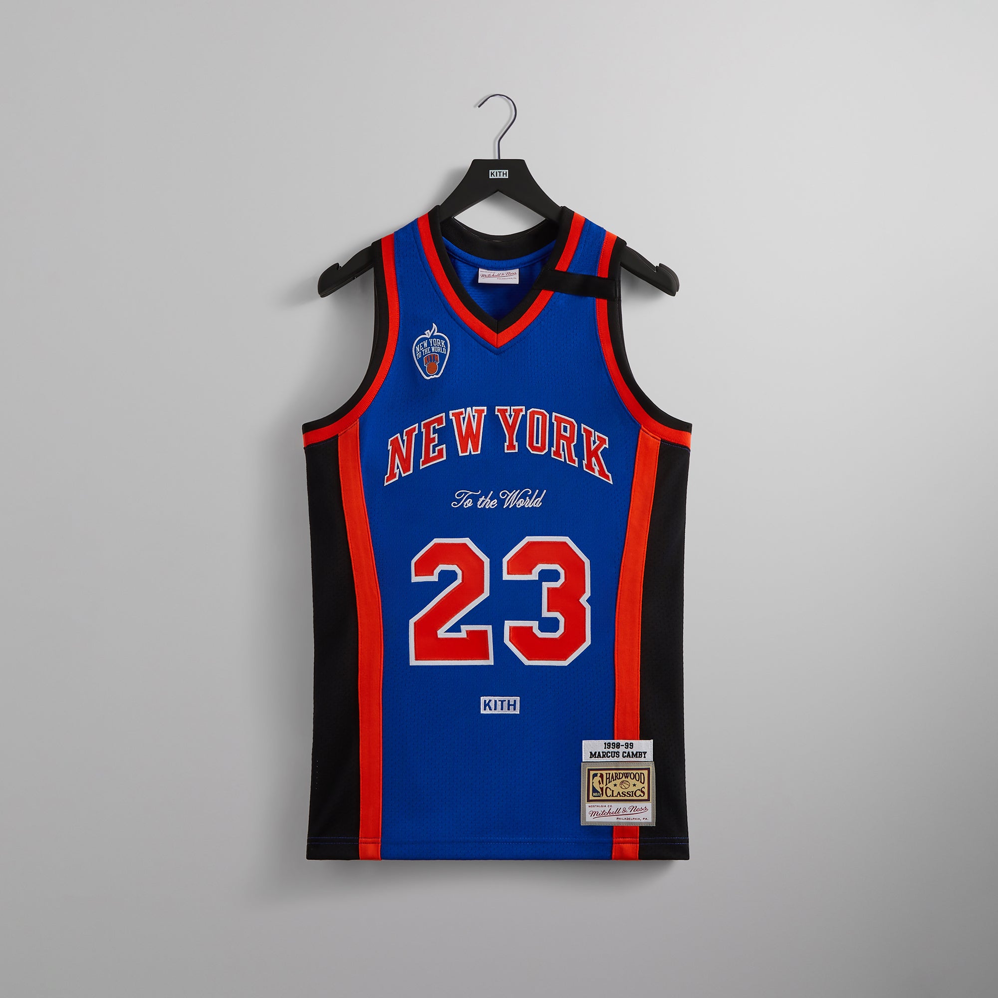 Kith and Mitchell u0026 Ness for the New York Knicks Marcus Camby Jersey - –  Kith Europe