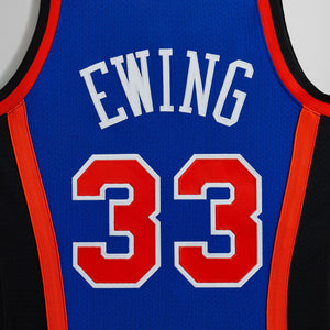Kith and Mitchell & Ness for the New York Knicks Patrick Ewing Jersey - Knicks Blue / Knicks Orange