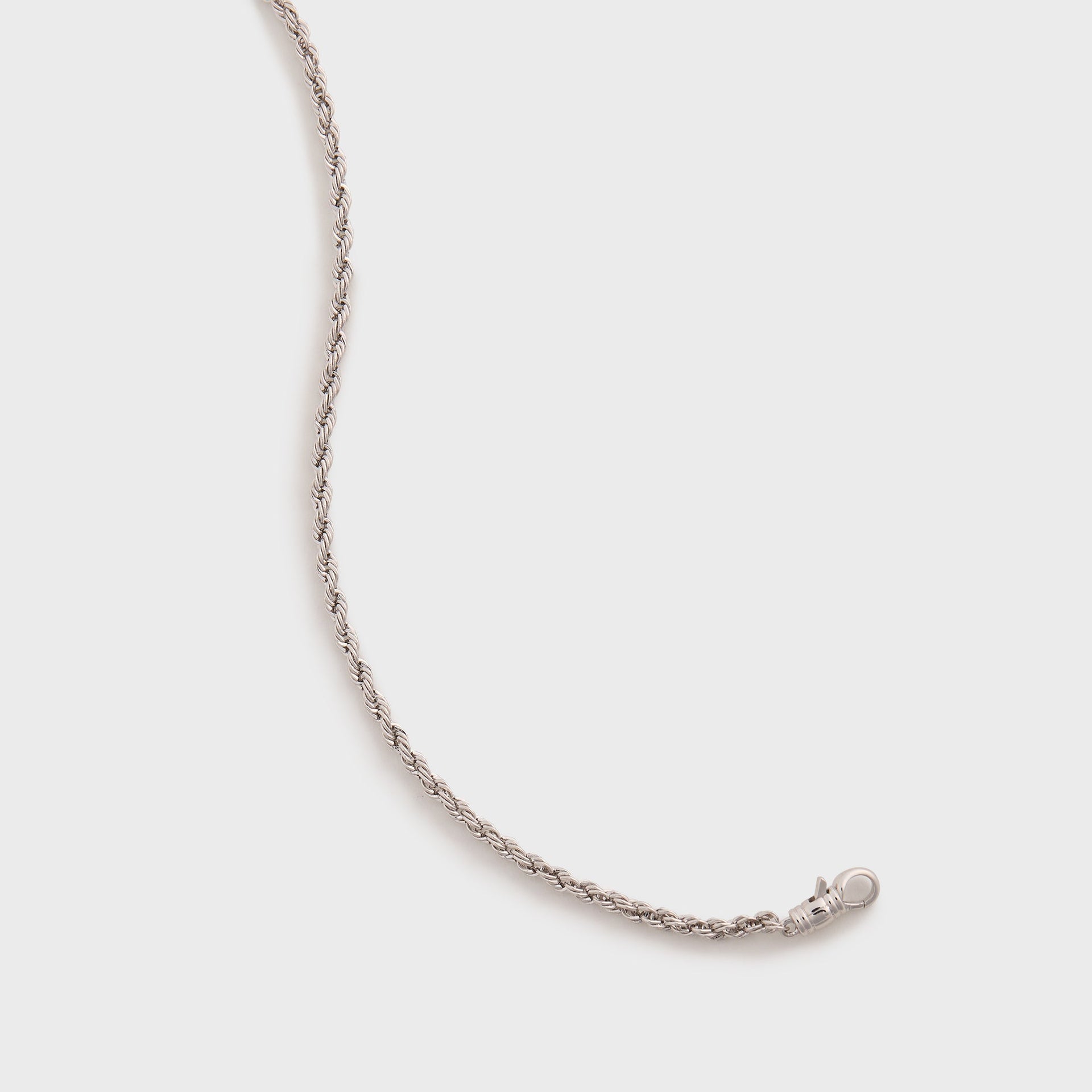Tom Wood Rope Chain - Silver