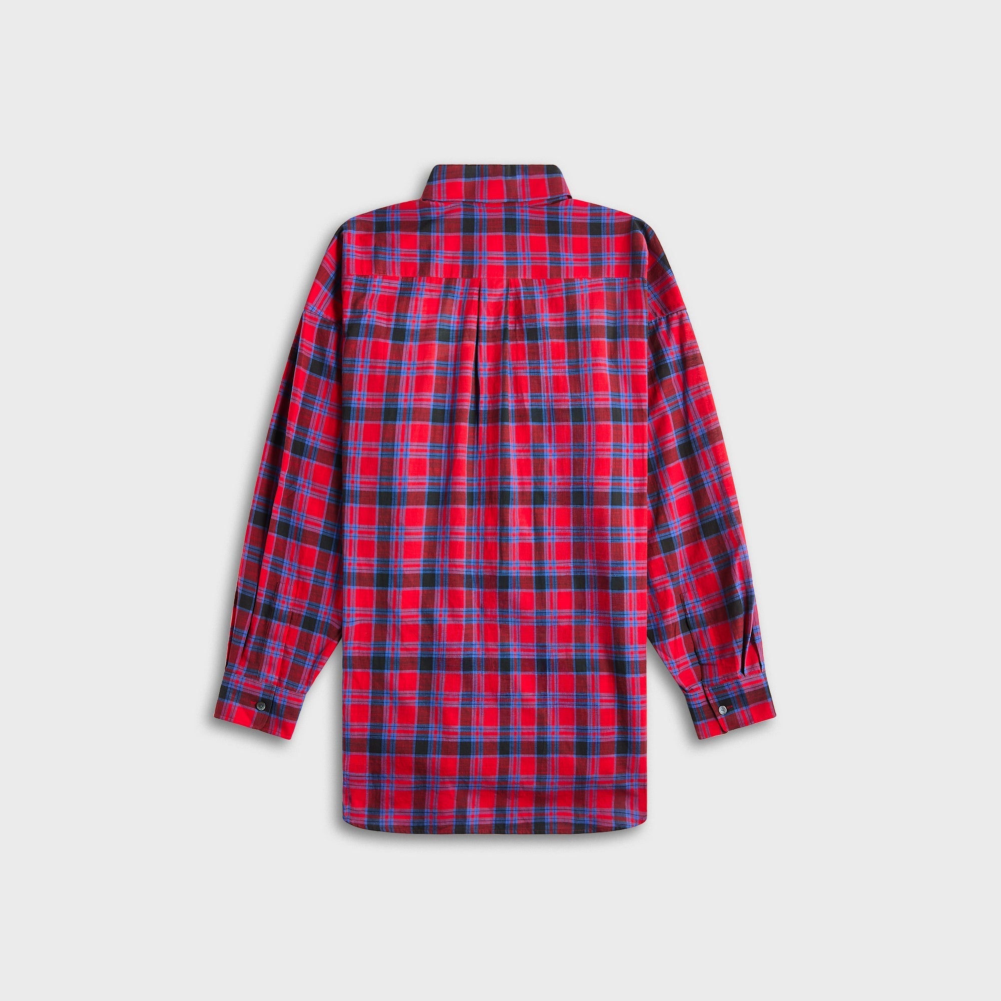 The Row Lancaster Shirt - Red / Blue – Kith Europe