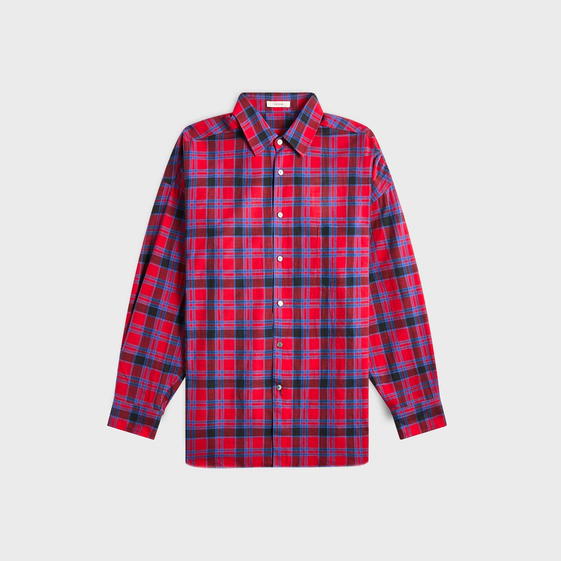 The Row Lancaster Shirt - Red / Blue