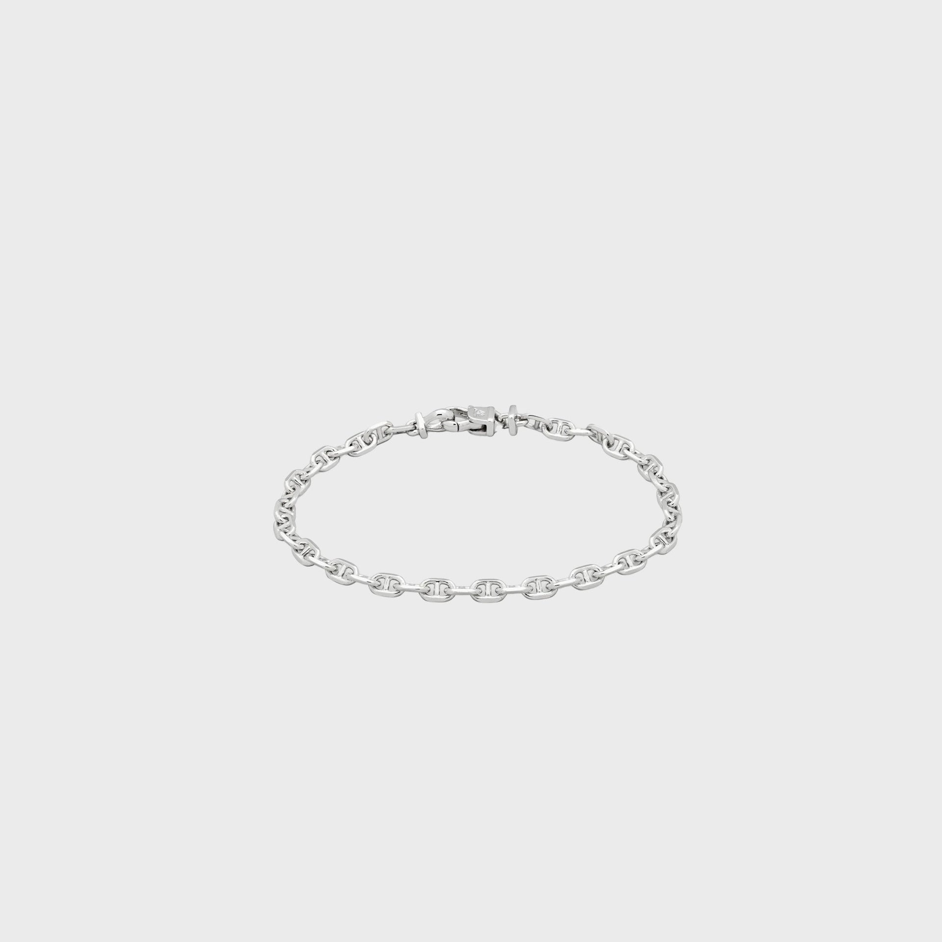 Tom Wood Cable Bracelet 8.3" - Silver