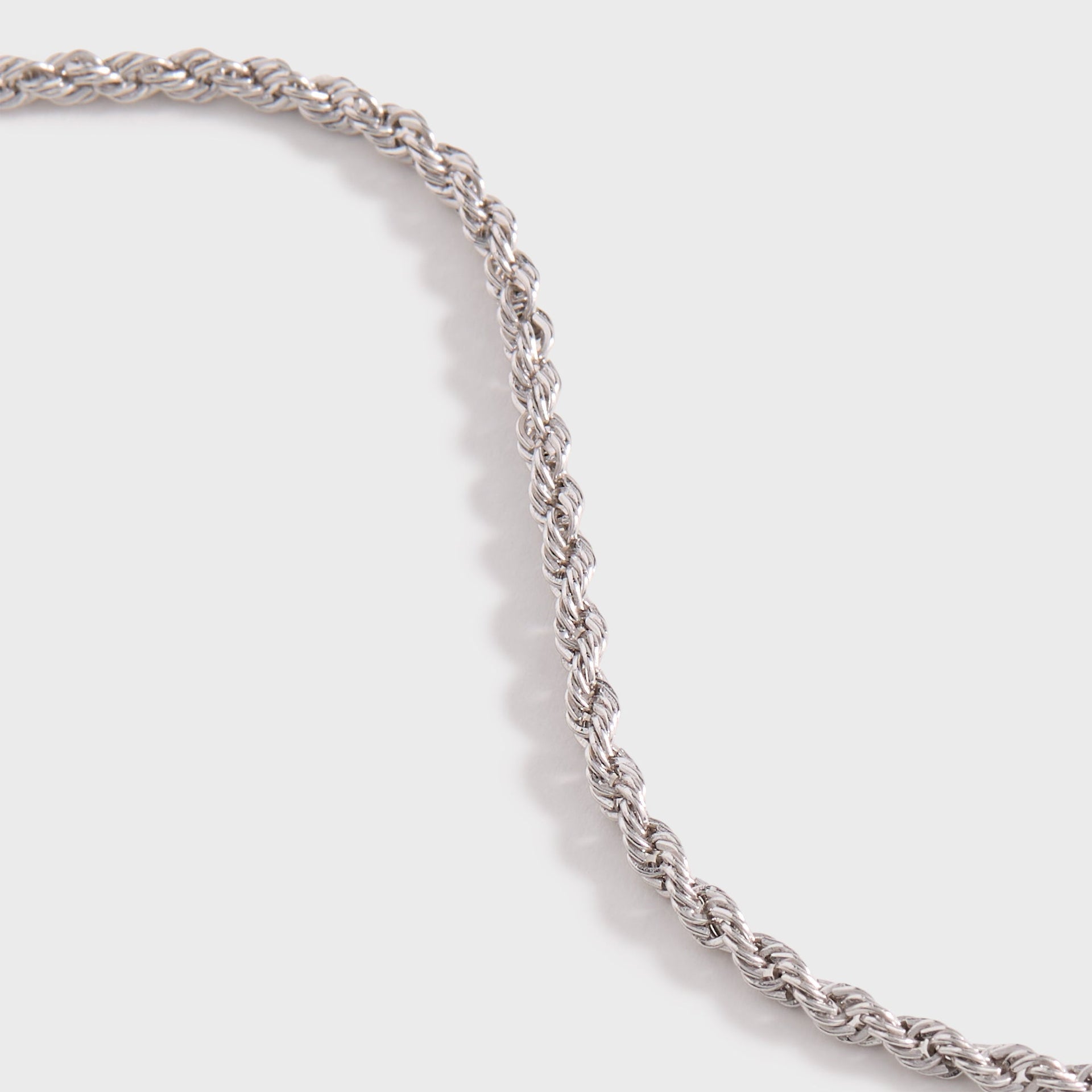 Tom Wood Rope Bracelet - Silver