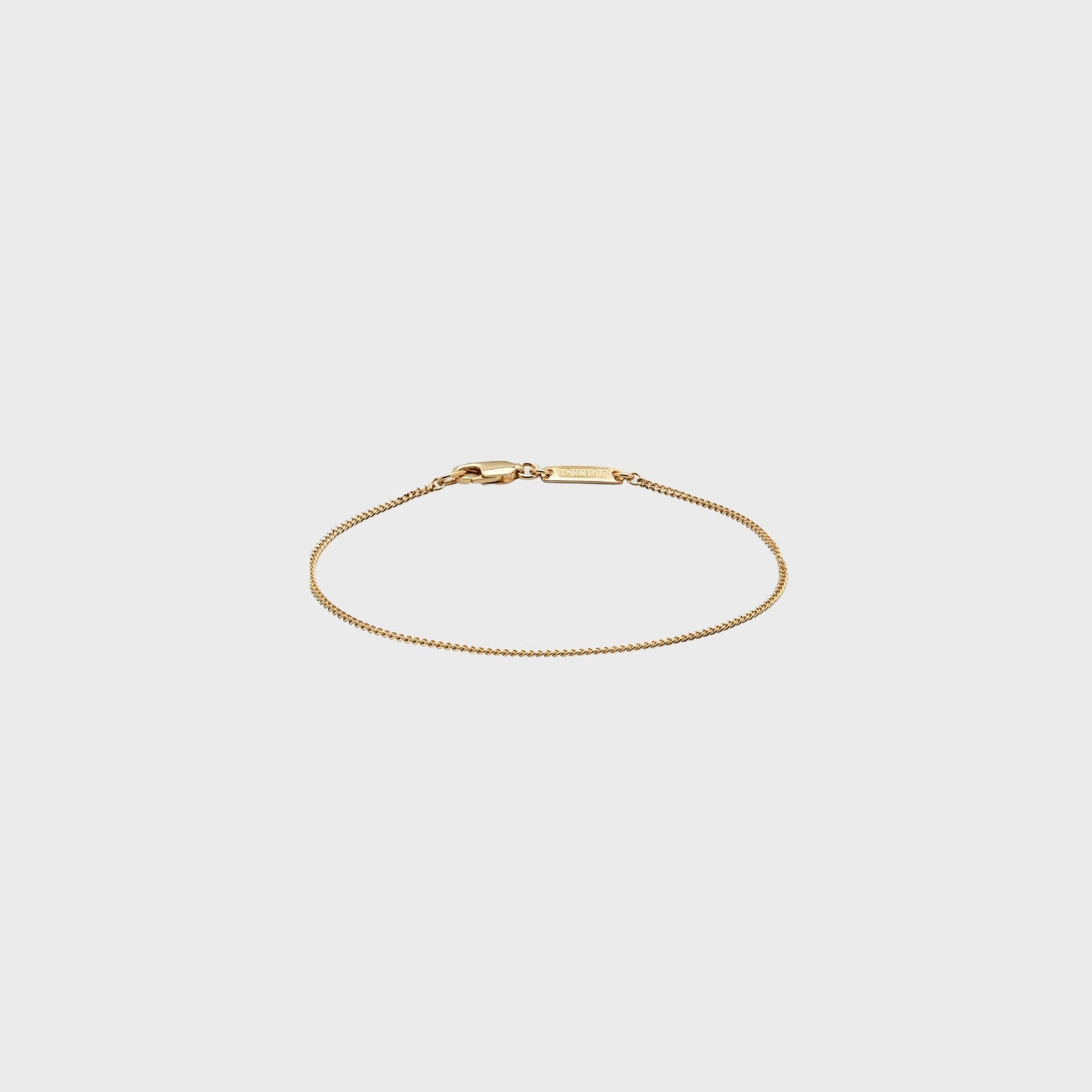 Tom Wood Jil Bracelet 8.3" - Gold